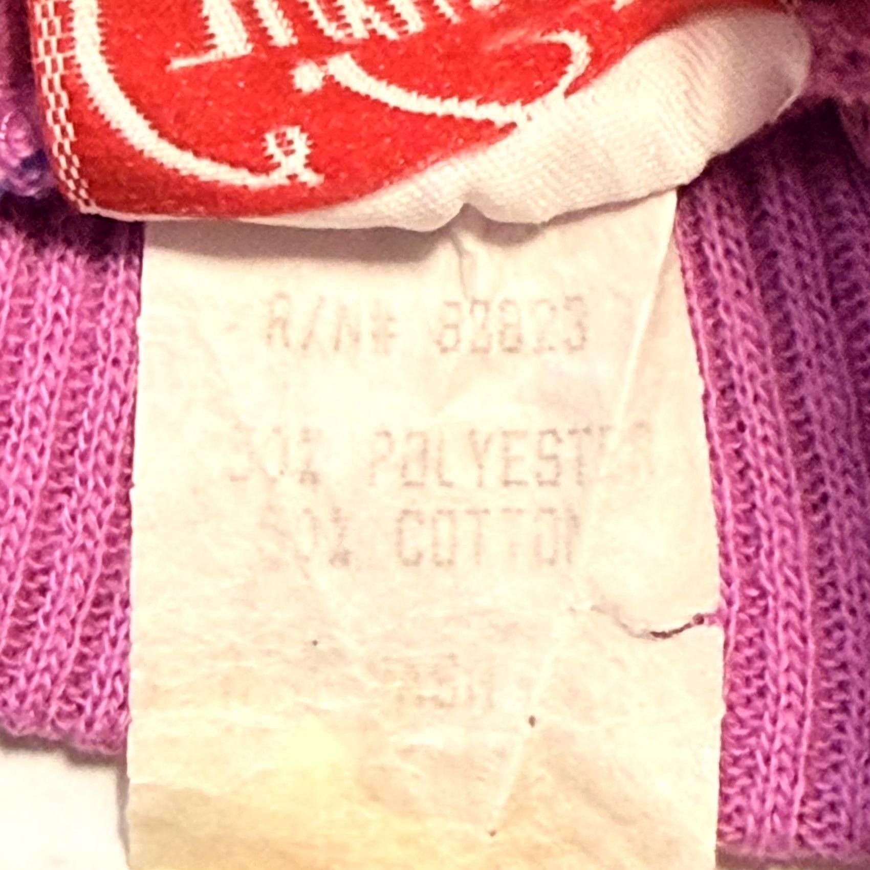Vintage VINTAGE Ginni's Girl Sweater Womens Large Dolman Striped Mock Neck Made USA 80s Size L / US 10 / IT 46 - 4 Thumbnail