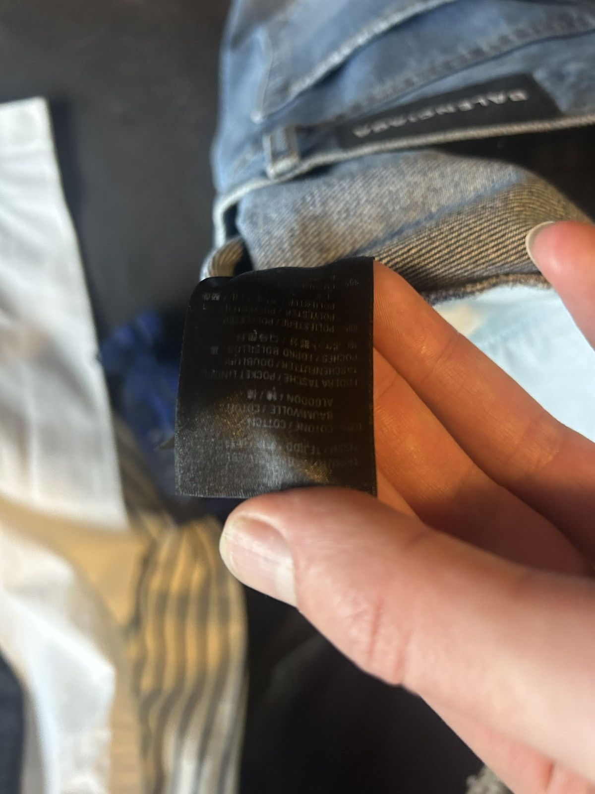 Balenciaga Balenciaga Straight-Leg Denim Jeans - Size 29 Size US 29 - 17 Thumbnail