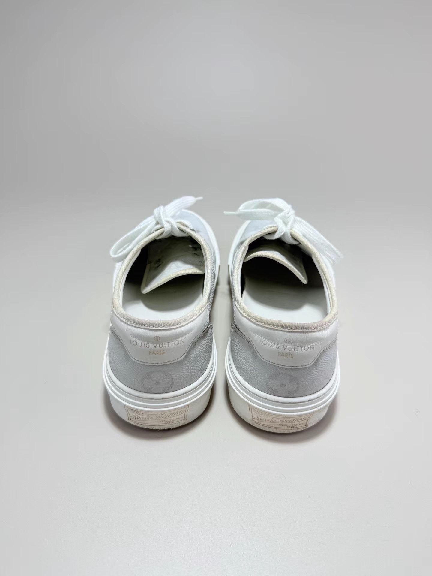 Louis Vuitton LOUIS VUITTON Monogram Logo Sneakers K1 Size US 9 / IT 39 - 4 Thumbnail