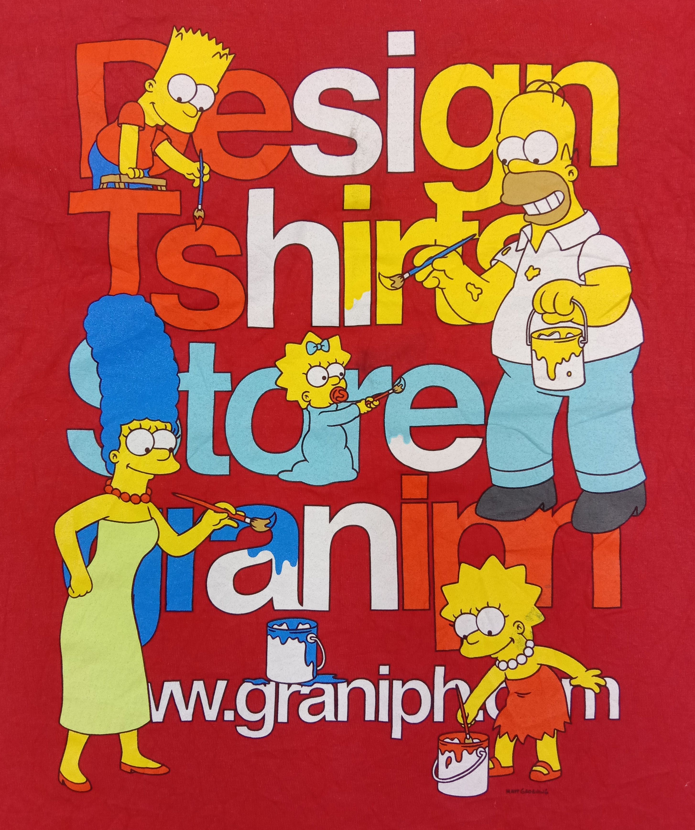 Vintage Vintage The Simpsons T Shirt Size US S / EU 44-46 / 1 - 3 Thumbnail