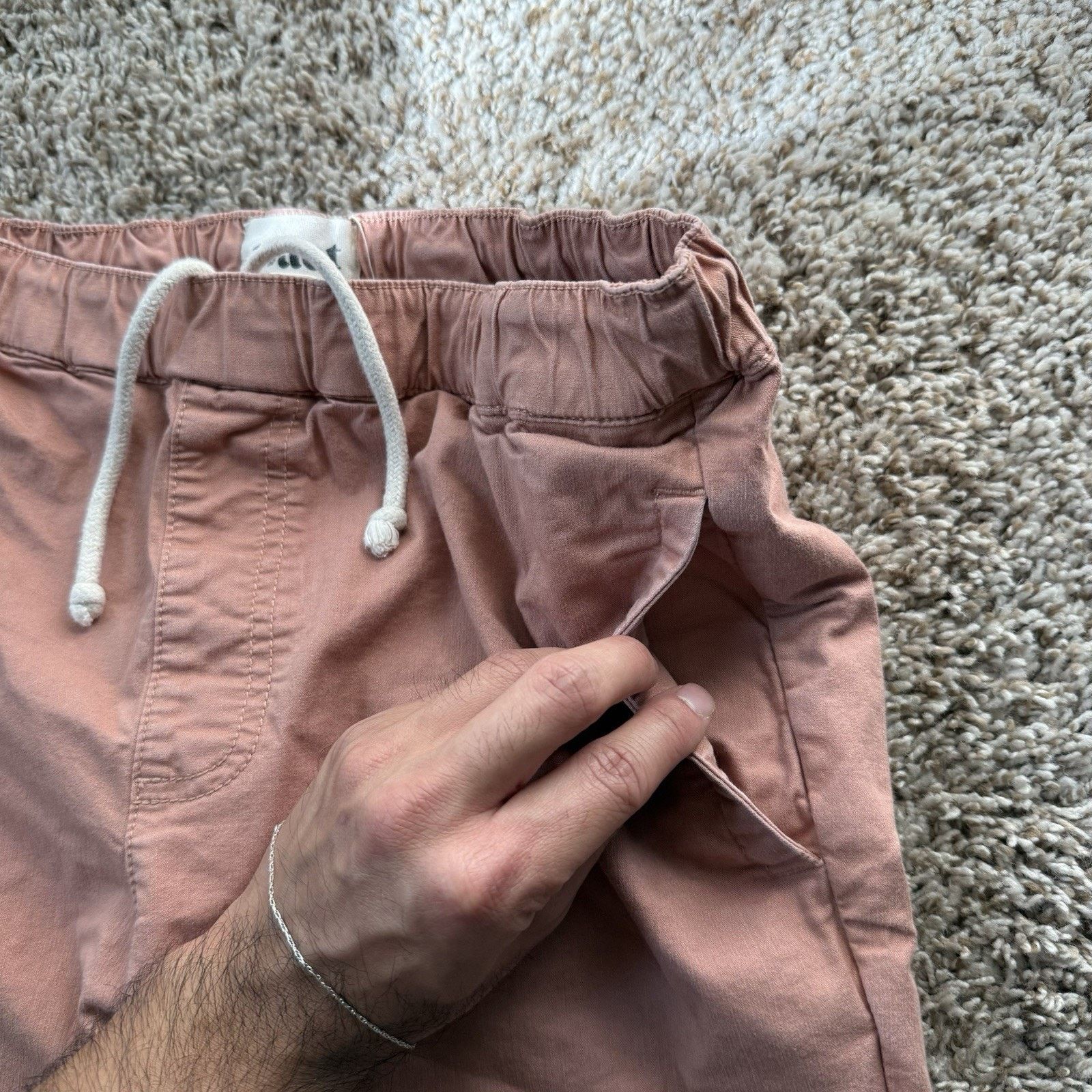 Other Pact Cotton Canvas Roll Up Pants Men’s Size Medium Clay Pink Size US 32 / EU 48 - 3 Thumbnail