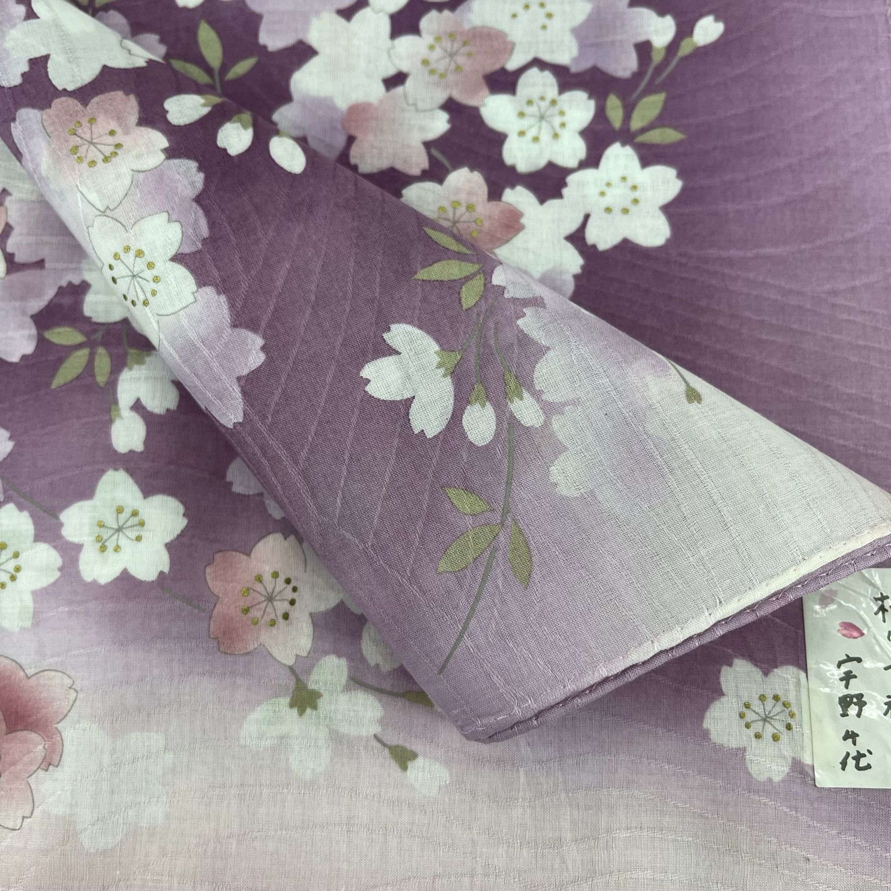 Japanese Brand Japanese Cherry Blossom Handkerchief Floral Art - 5061 Size ONE SIZE - 9 Thumbnail