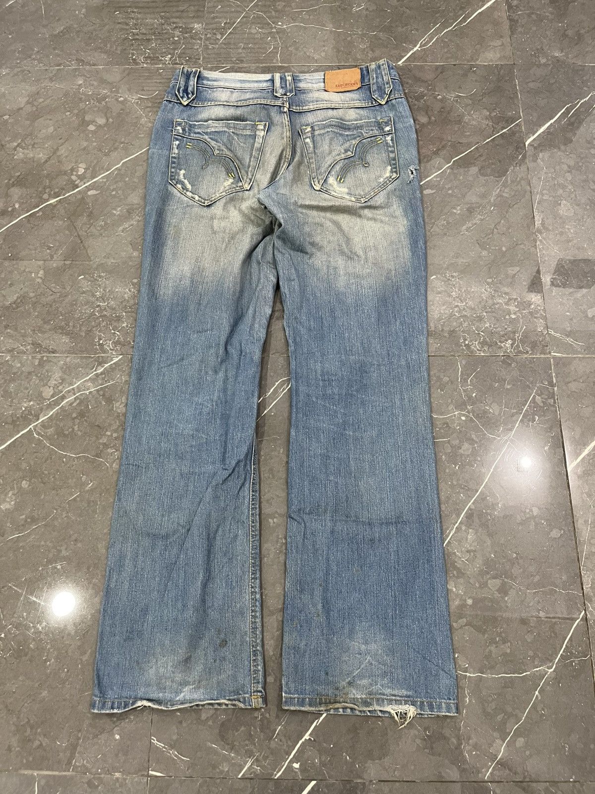 Tornado Mart Blue boy blue flared jeans ifsixwasnine lgb styled Size US 33 - 2 Thumbnail