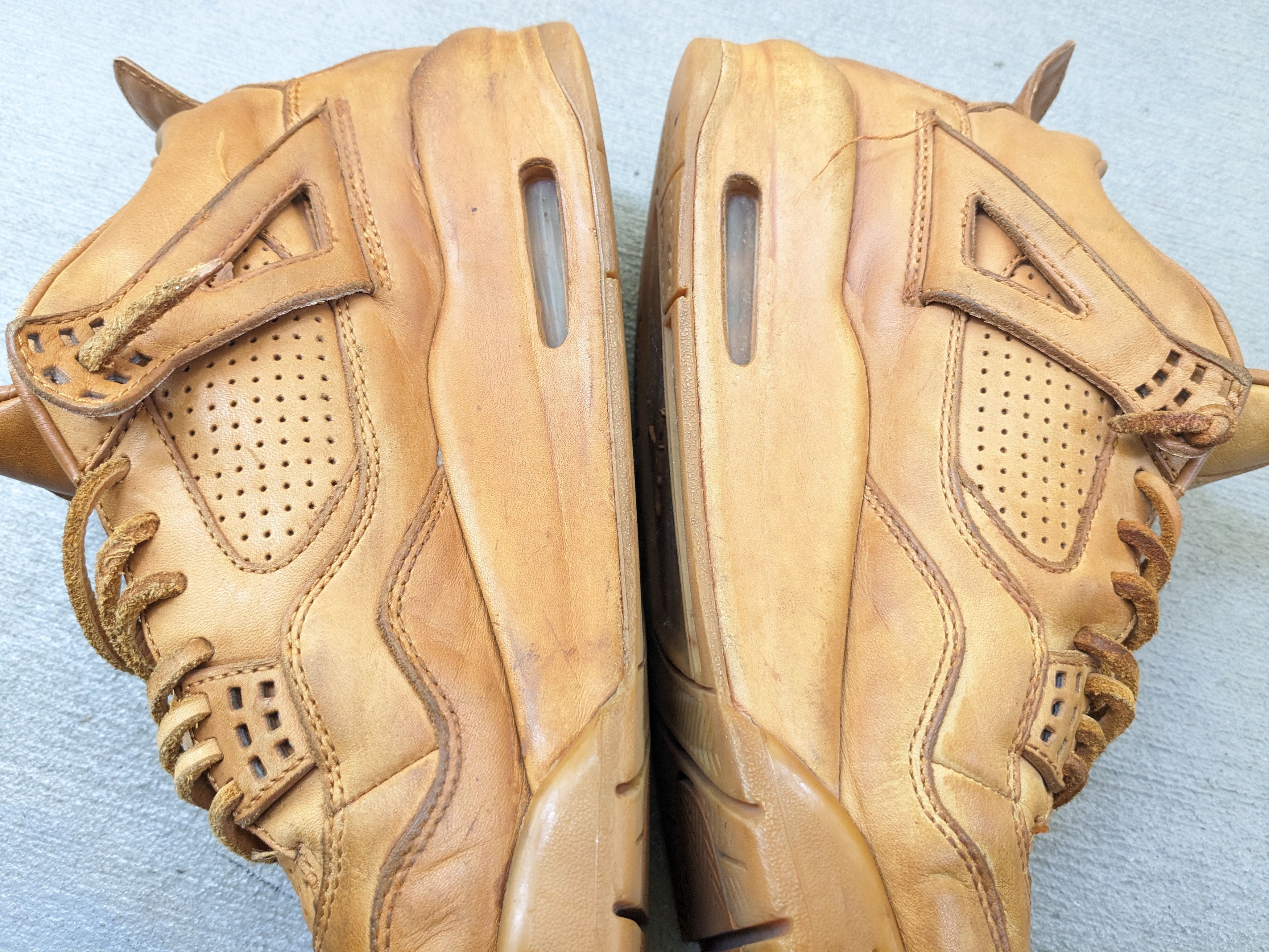 Jordan Brand Nike Air Jordan 4 Premium Pinnacle 9.5 Wheat 819139-205 Size US 9.5 / EU 42-43 - 13 Thumbnail