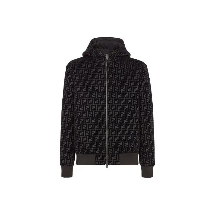 Fendi o1s1wg110525 Jacket in Black Size US L / EU 52-54 / 3 - 1 Thumbnail