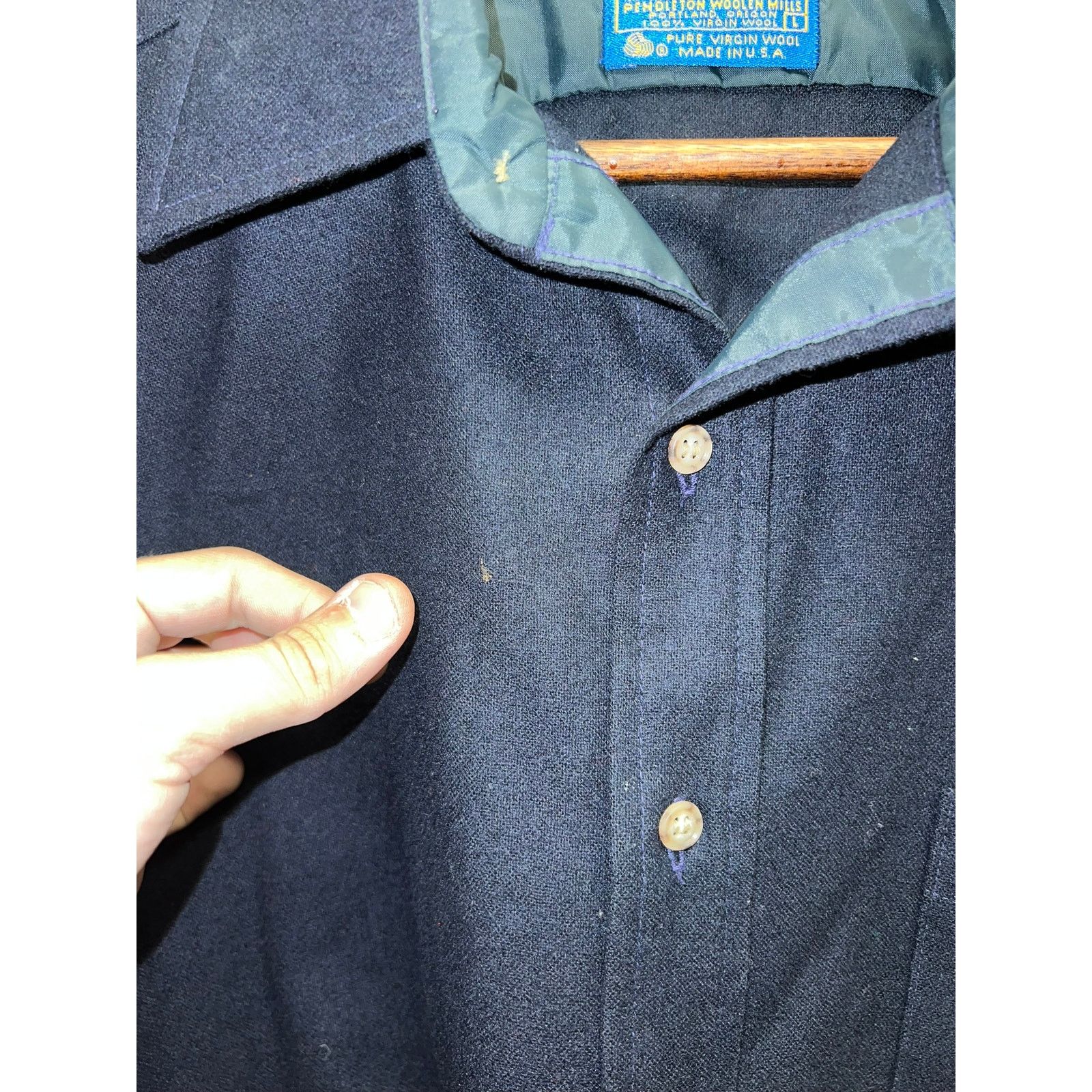 Pendleton Vintage Pendleton Blue Board Shirt Flannel 100% Wool 60s L Size US L / EU 52-54 / 3 - 4 Thumbnail