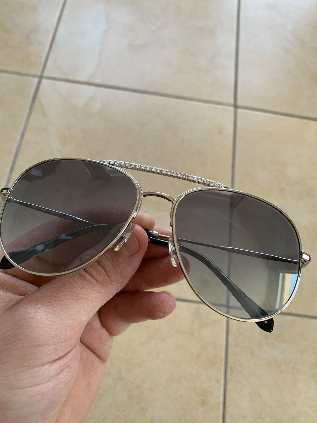 Miu Miu × Prada Sunglasses Miu Miu Vintage Size ONE SIZE - 1 Thumbnail