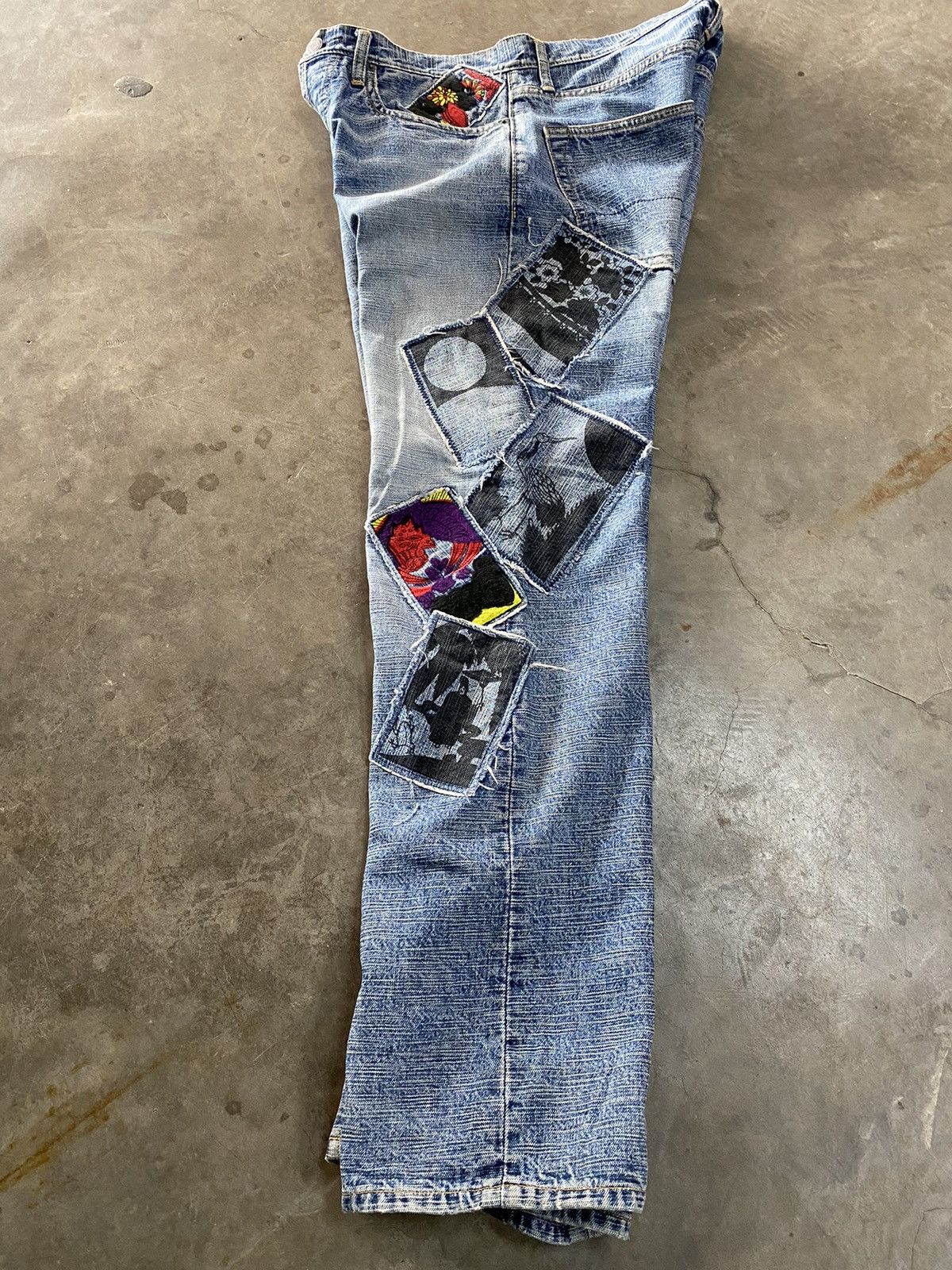 Japanese Brand × Kapital × Tornado Mart Japanese Melt into the universe Patches like Kapital Jeans Size US 34 / EU 50 - 2 Thumbnail