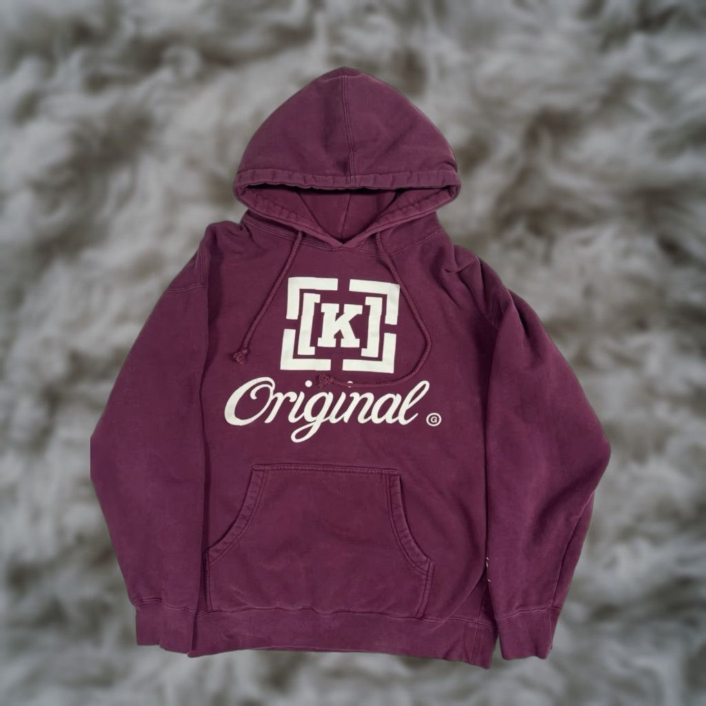 Vintage VINTAGE M & M Hoodie Pullover Men Lined Fleece Purple Skateboarding M Size US M / EU 48-50 / 2 - 1 Thumbnail