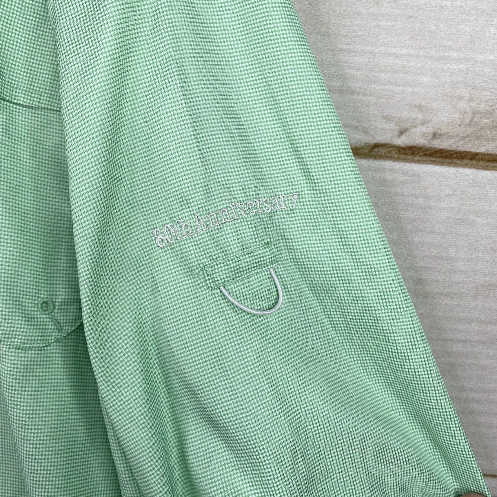 Vintage Ducks Unlimited Button-Up Shirt Mens L Green Micro Checks Long Sleeve Vented Shirt Mens L Green Micro Checks Vented Size US L / EU 52-54 / 3 - 5 Thumbnail