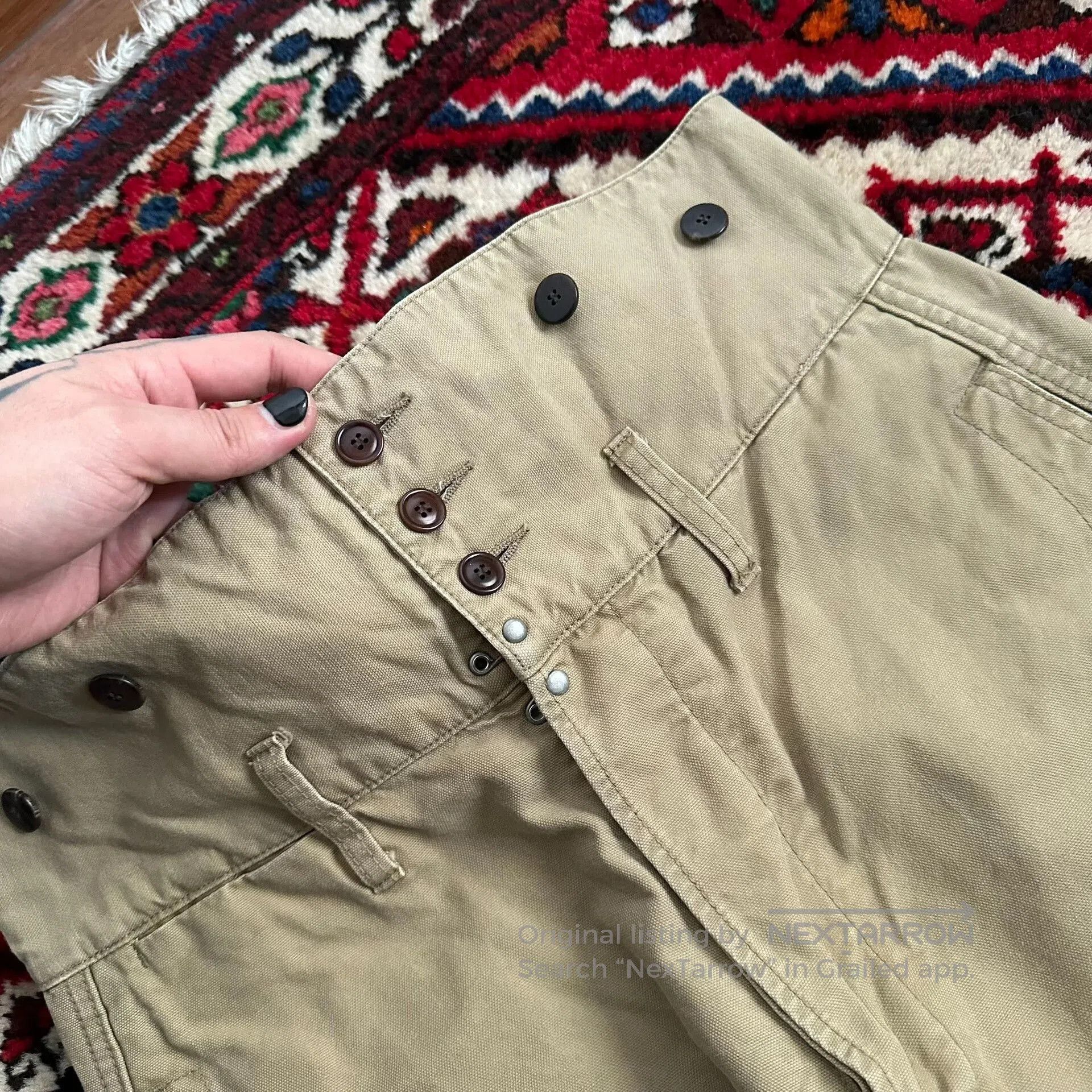 Visvim visvim engineer pants in beige fabric. Size US 40 / EU 56 - 6 Thumbnail