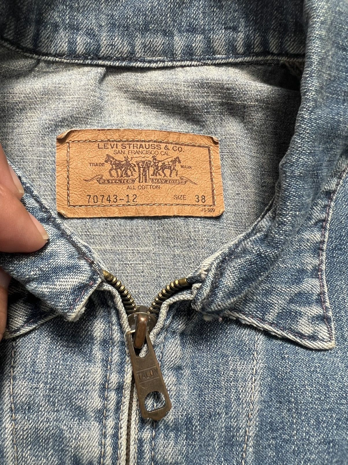 Levi's × Levi's Vintage Clothing × Vintage Vintage Levis Workers Denime Jacket Size US M / EU 48-50 / 2 - 3 Thumbnail