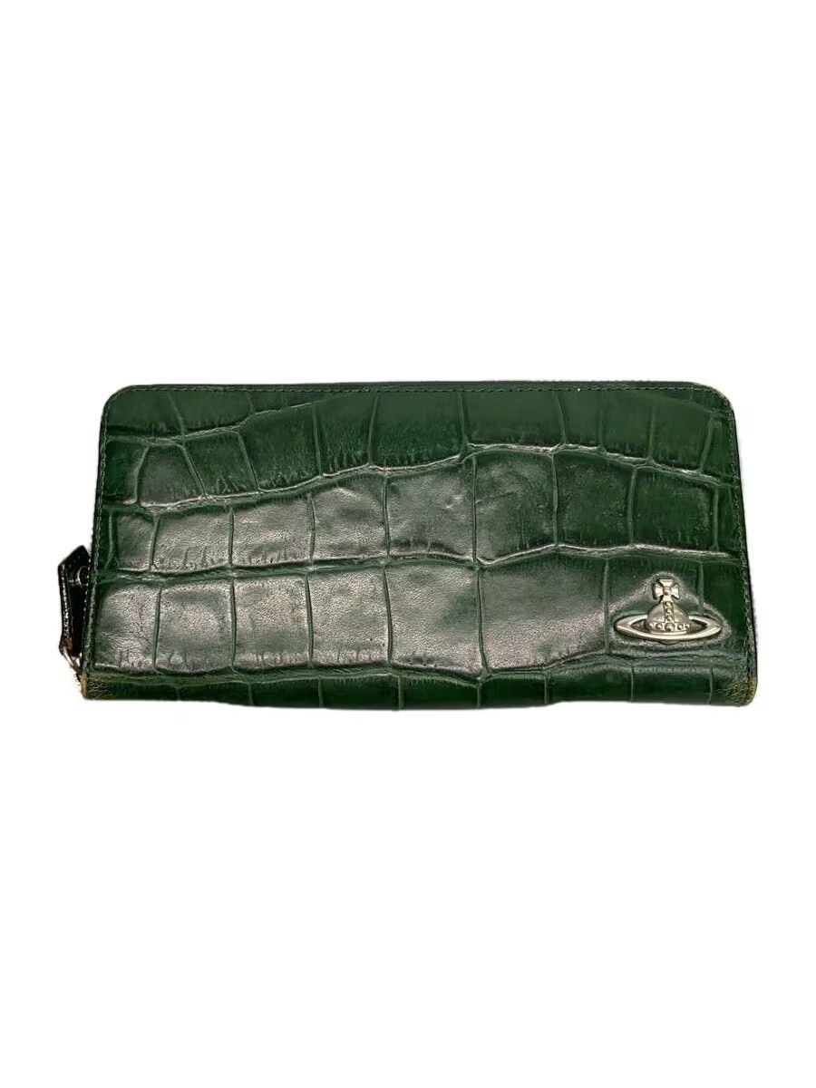 Vivienne Westwood Crocodile Embossed Orb Leather Wallet Size ONE SIZE - 1 Thumbnail