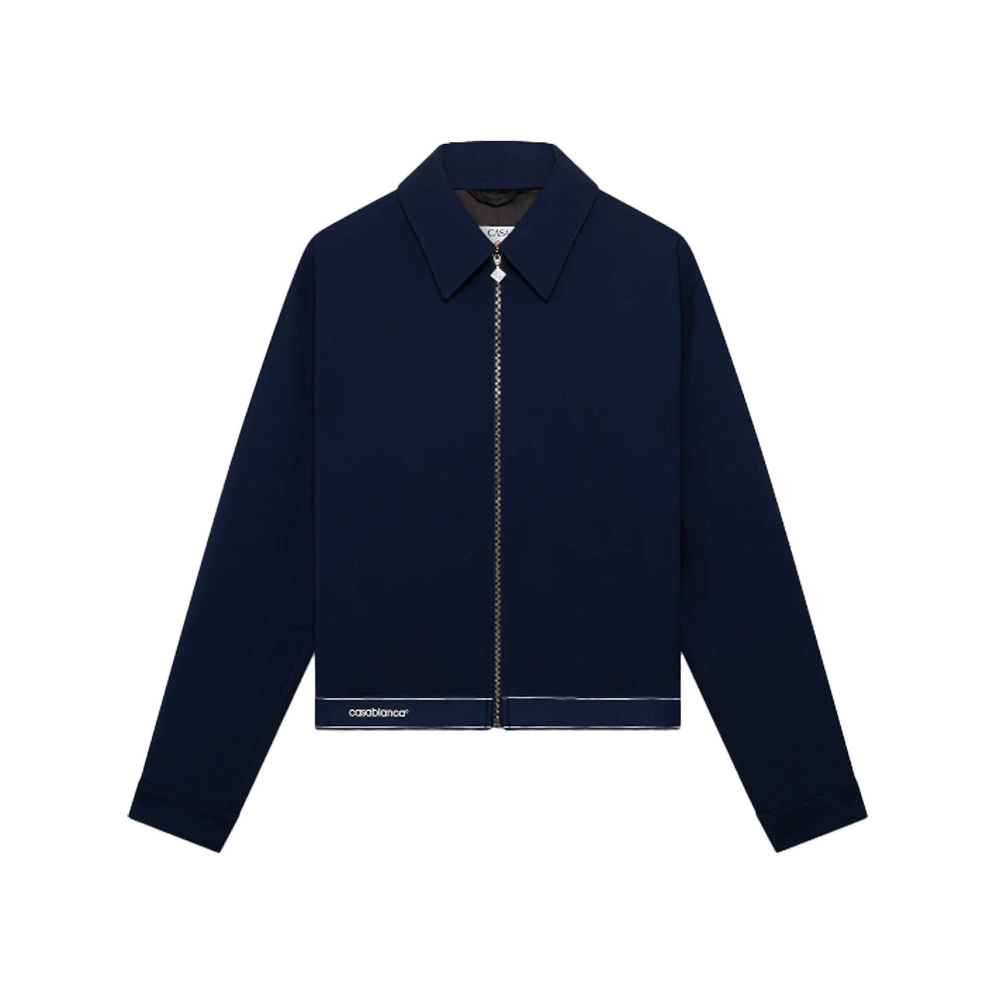 Casablanca Navy Wool Sports Jacket Size US L / EU 52-54 / 3 - 1 Thumbnail