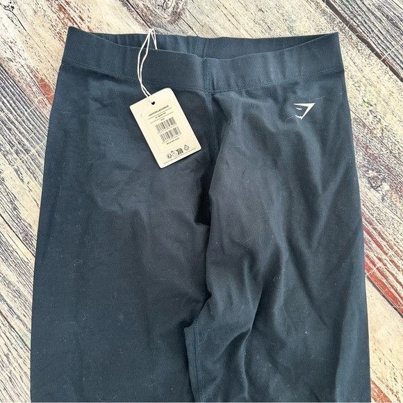 Gymshark NWT Gymshark Navy Blue Cotton Performance Leggings Size 30" / US 8 / IT 44 - 4 Thumbnail