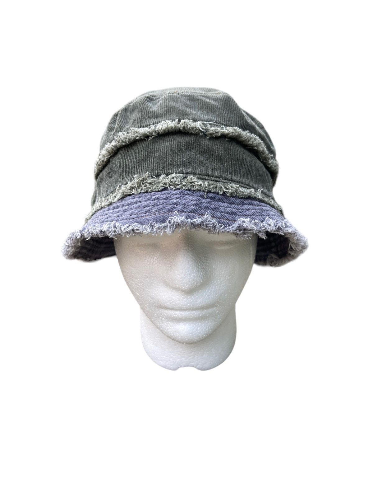 CABANE de ZUCCa Vintage Zuppadizucca Corduroy Distressed Hat Size ONE SIZE - 3 Thumbnail