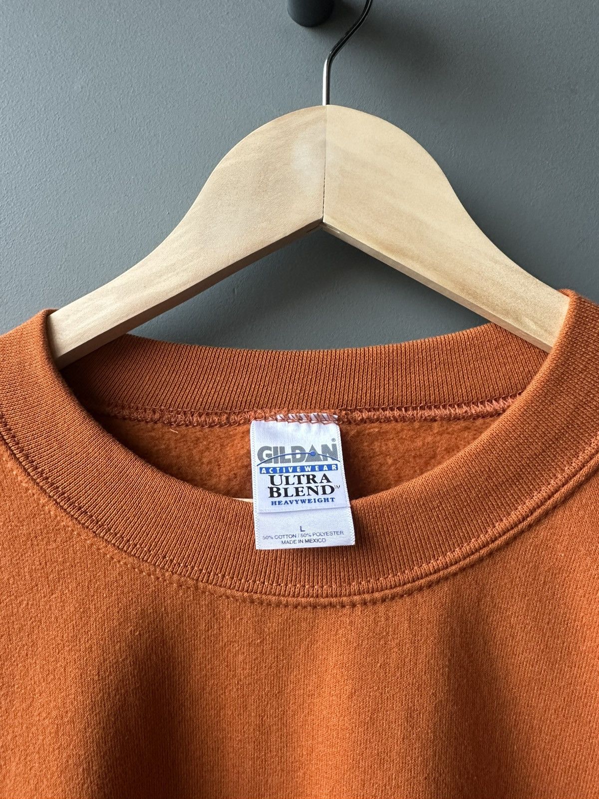 Gildan Gildan Orange Cotton Polyester Sweatshirt Size L Size US L / EU 52-54 / 3 - 3 Thumbnail