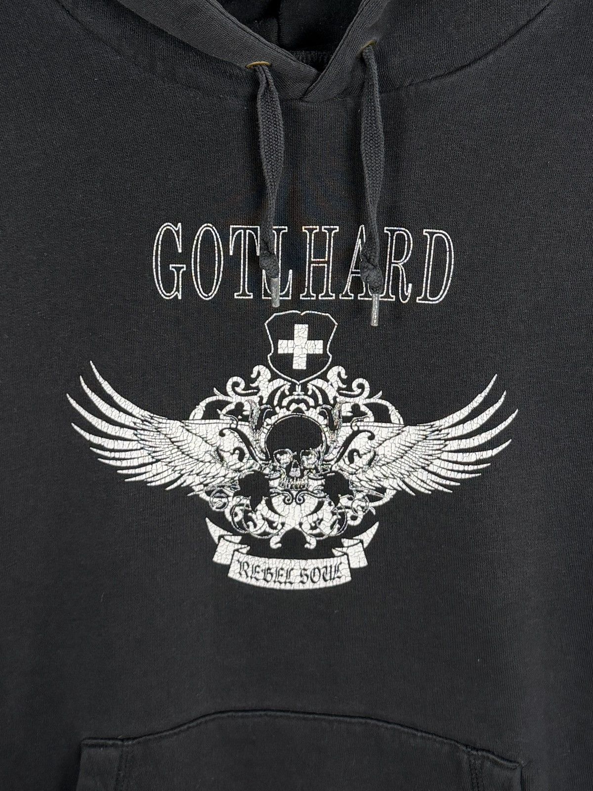 Vintage Men’s Gotthard Vintage Hoodie Rebel Soul Hard Rock Band M-L Size US M / EU 48-50 / 2 - 6 Thumbnail
