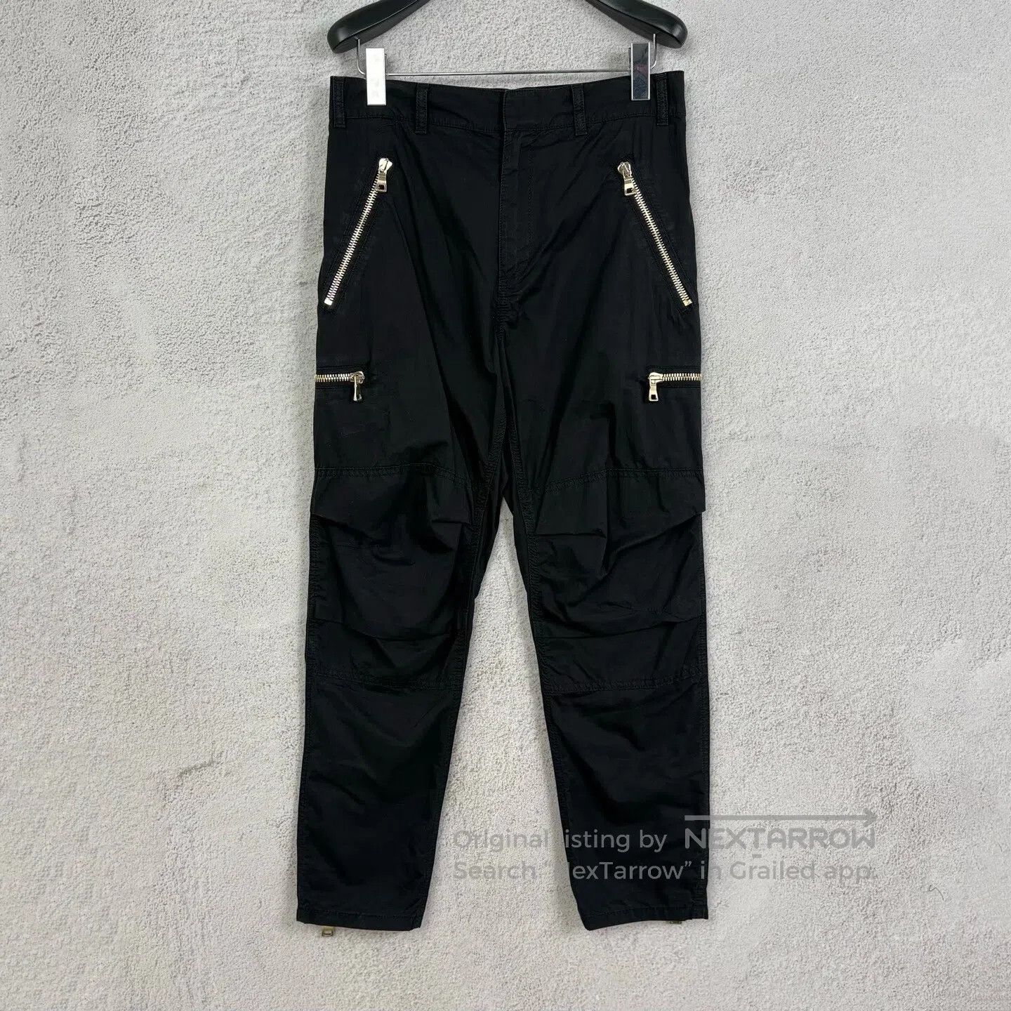 Balmain BALMAIN sizes Functional zipper pants Size US 30 / EU 46 - 1 Thumbnail