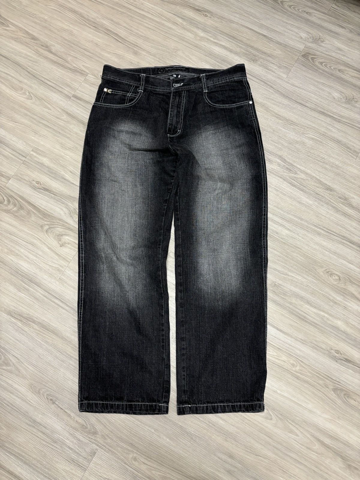 Southpole Faded black gold tab Southpoles | Grailed