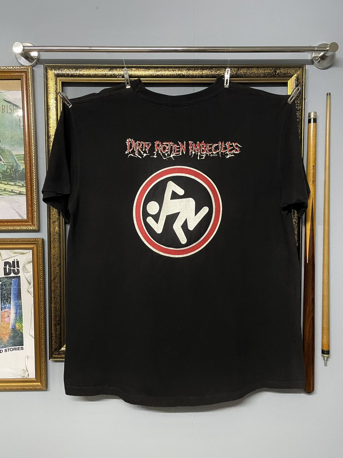 Band Tees Vtg 90s Original Single Stitch Dirty Rotten Imbeciles Og Tee Size US XL / EU 56 / 4 - 8 Thumbnail