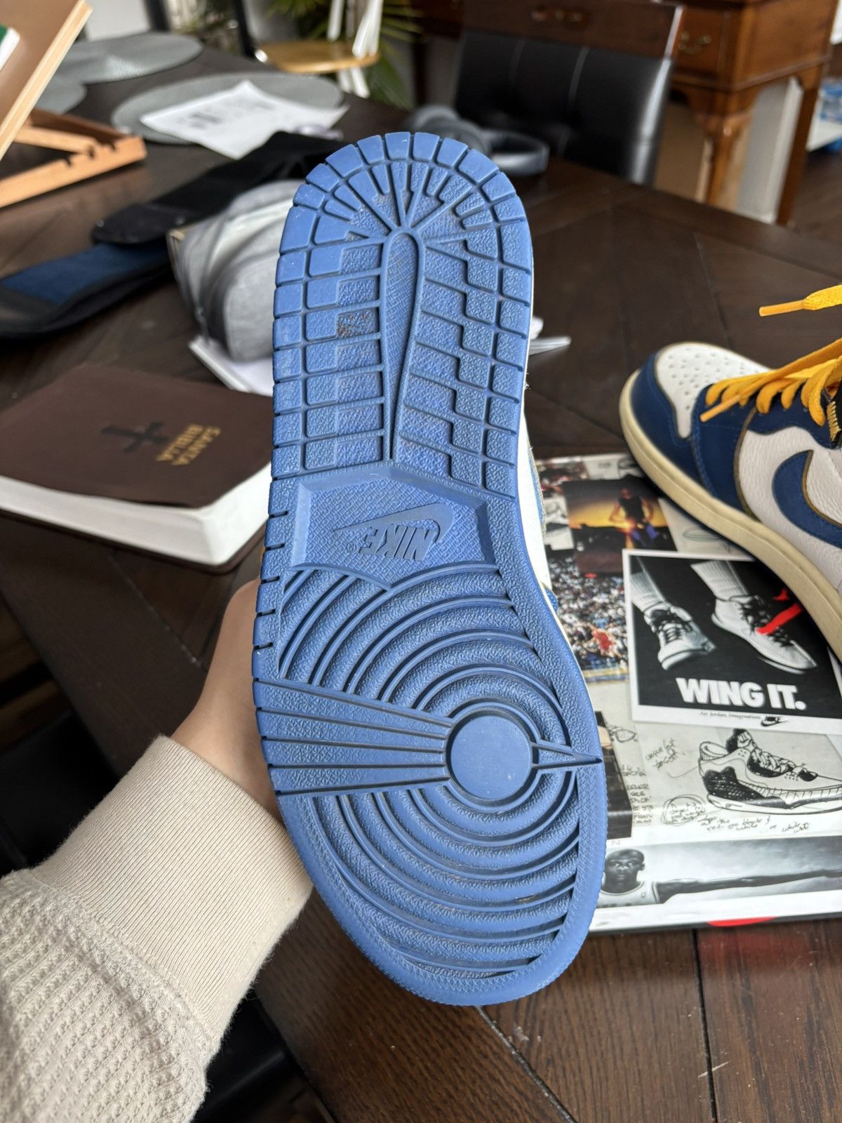 Jordan Brand Jordan 1 Union storm blues Size US 8 / EU 41 - 10 Thumbnail