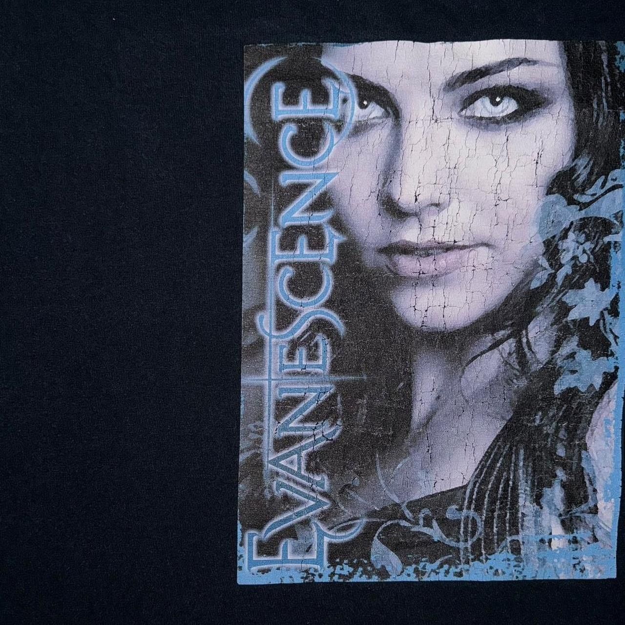 Vintage Vintage 2000s Evanescence Nu-Metal Amy Lee Rare Band Tee Size US M / EU 48-50 / 2 - 5 Thumbnail