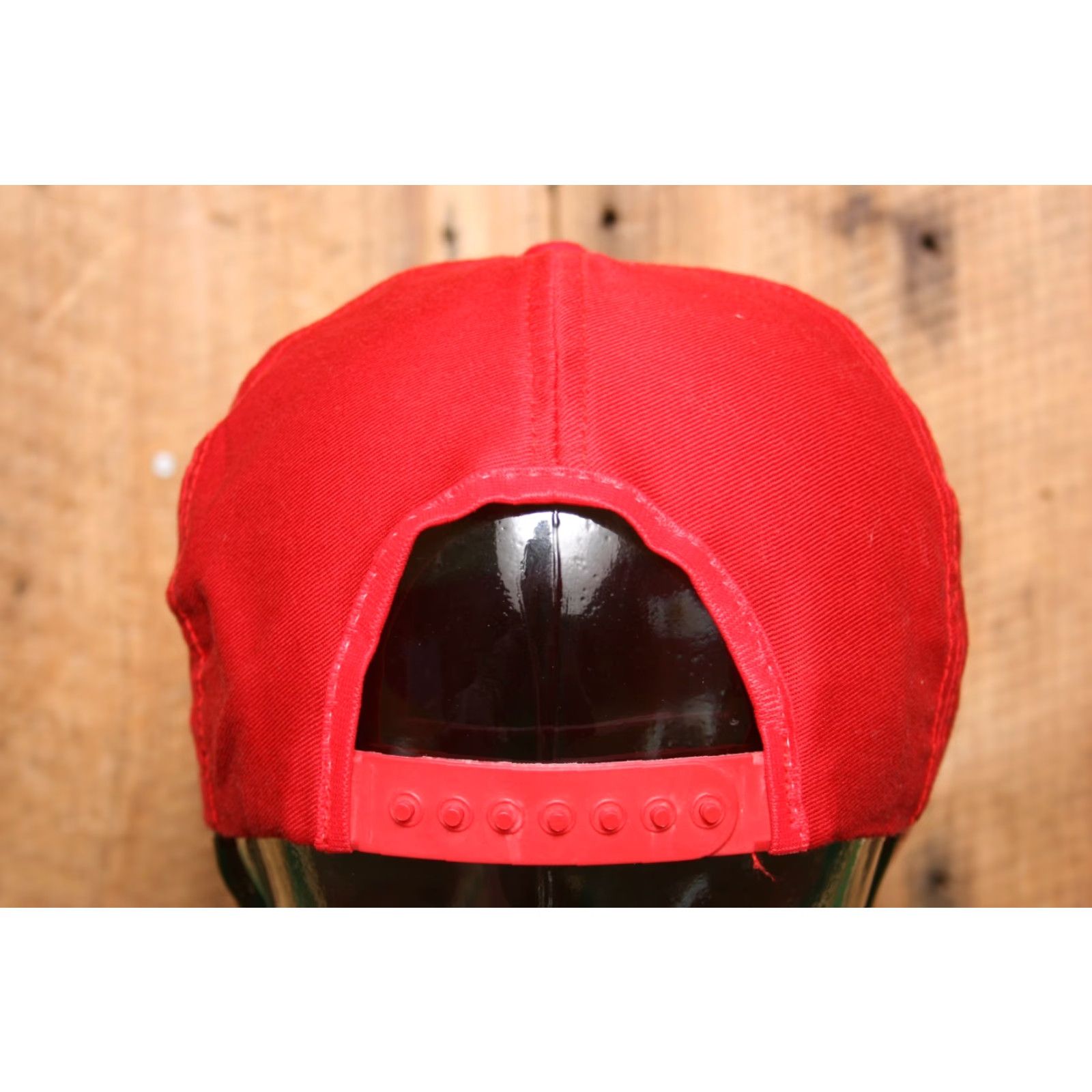 Vintage VINTAGE DOW LATEX Patch Red OSFA Snapback Foam Front 6-Panel Hat Made in USA Mens Hat Red OSFA Paperfront 90s Fans Size ONE SIZE - 3 Thumbnail