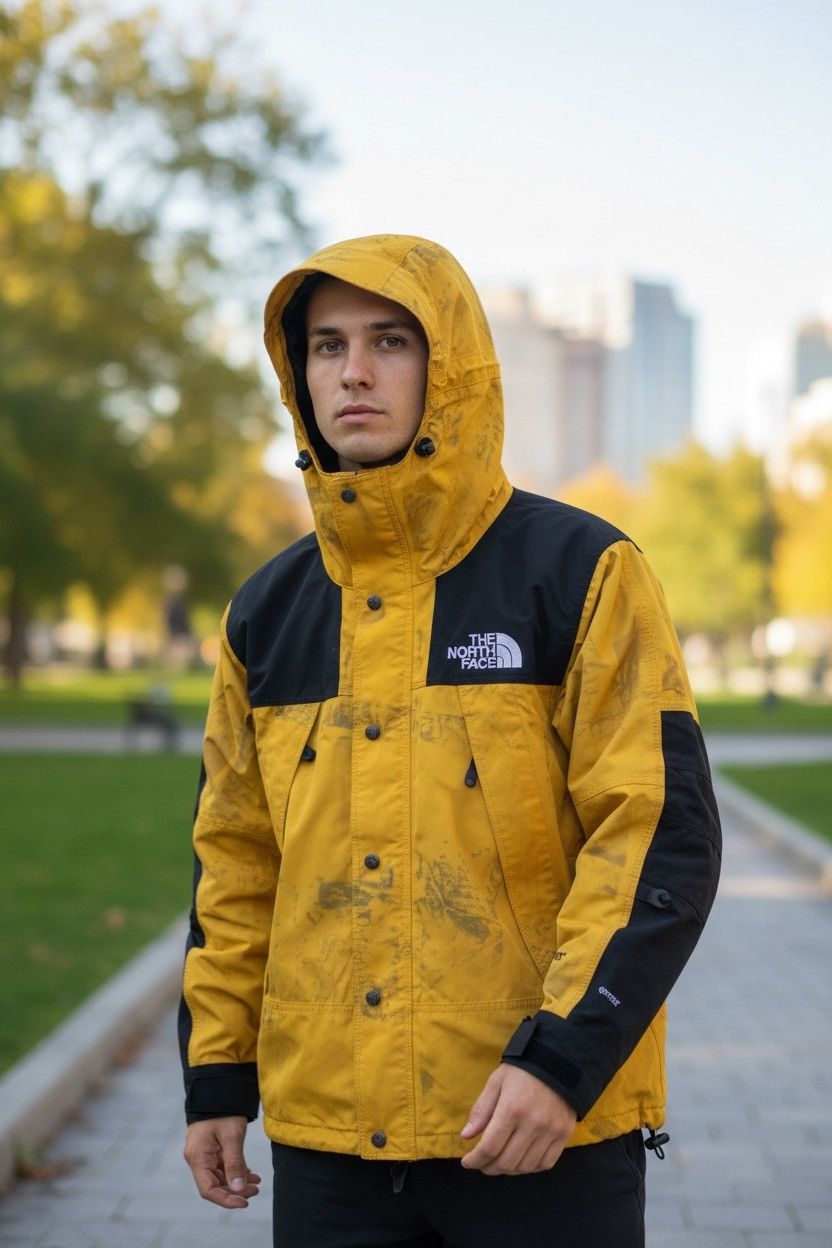 Goretex ❌Grail❌ The North Face paint Jacket Robot design rare Size US M / EU 48-50 / 2 - 3 Thumbnail