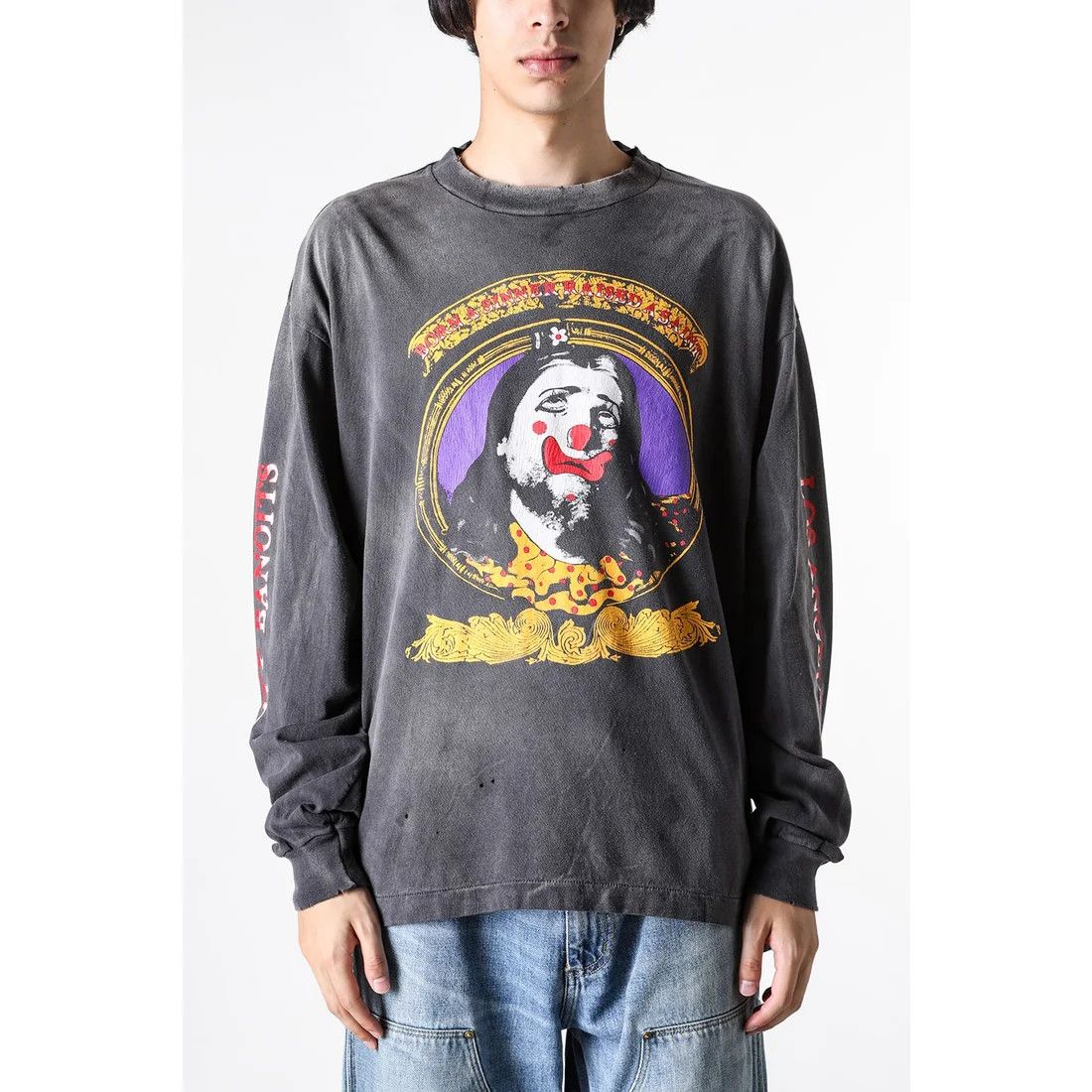Saint Michael o1mle0326 Born Saint Long Sleeve T-Shirt in Black Size US M / EU 48-50 / 2 - 3 Thumbnail