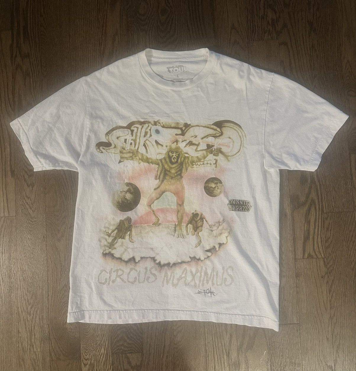 Travis Scott Travis Scott Tour Shirt Size US L / EU 52-54 / 3 - 1 Thumbnail