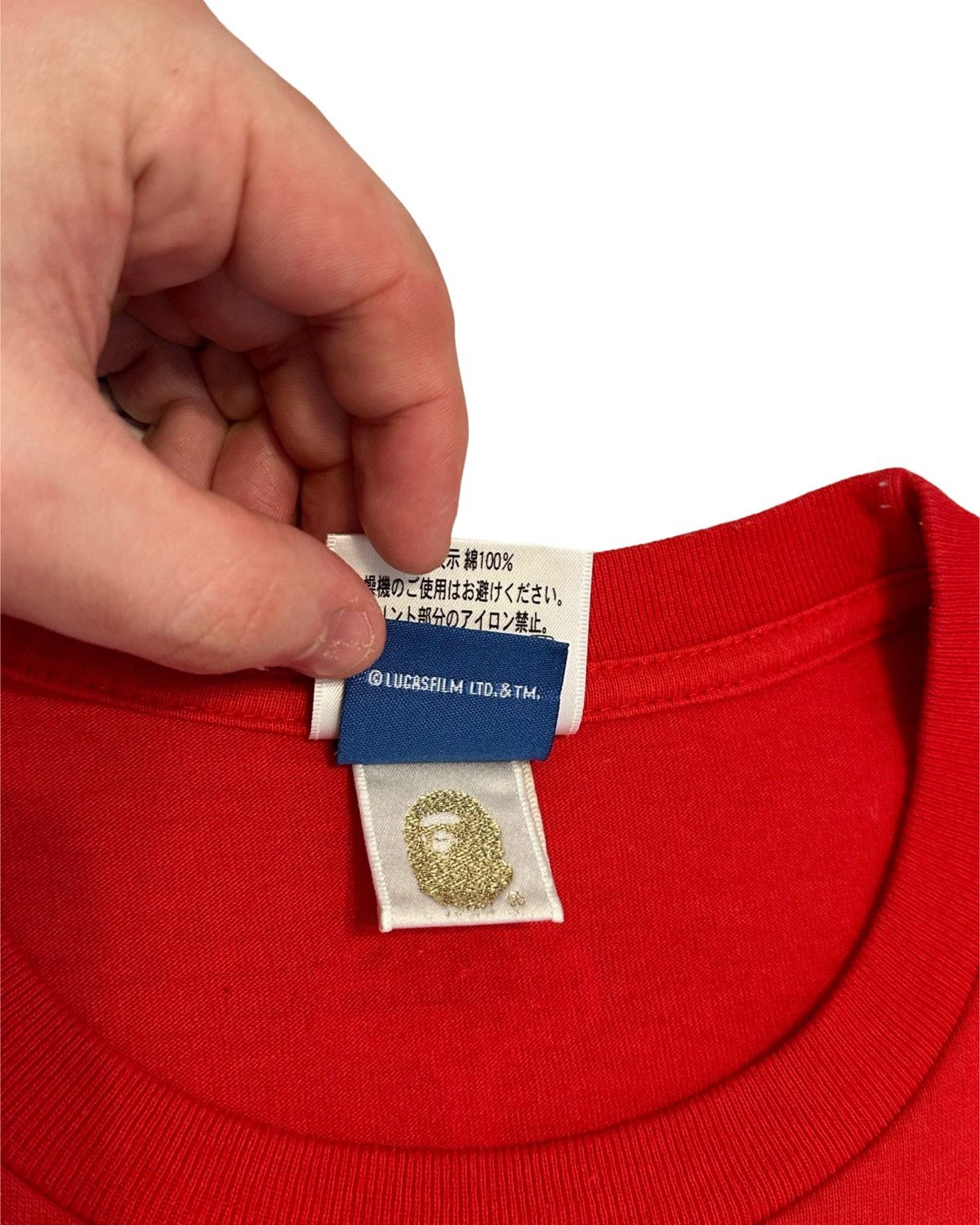 Bape × Star Wars 2012 Bape x Star Wars Empire Strikes Back Red Tee size M Size US M / EU 48-50 / 2 - 10 Thumbnail