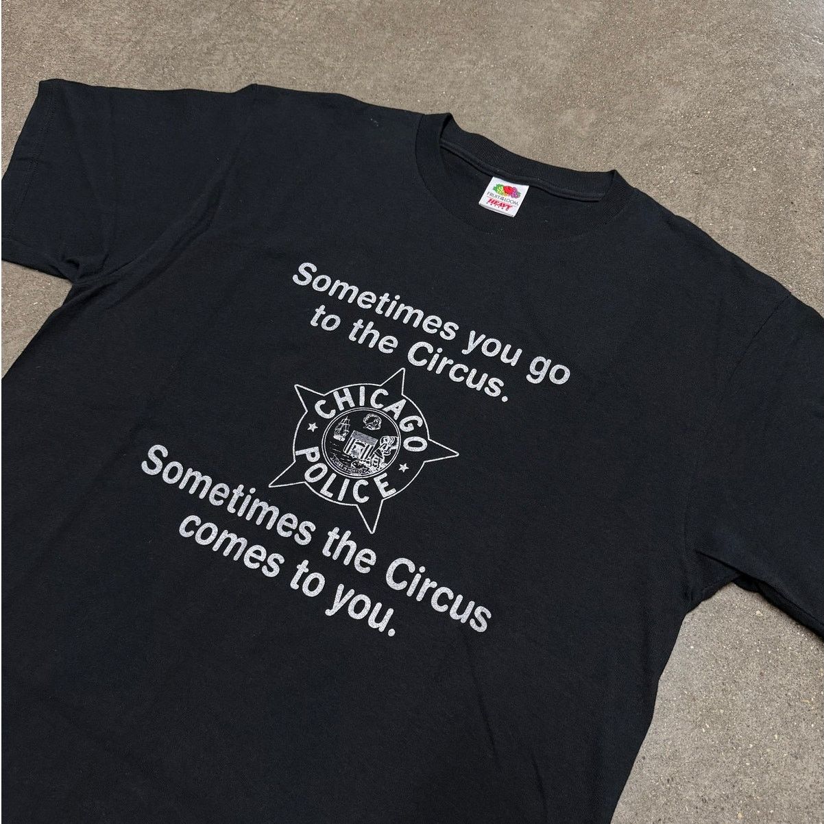 Vintage Vintage Chicago City Police Circus Funny T-shirt size Large Size US L / EU 52-54 / 3 - 2 Thumbnail