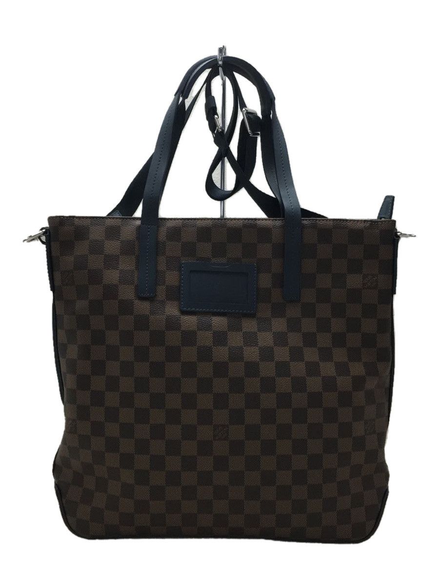 Louis Vuitton 2way Tote Bag Shoulder Bag Damier Ebene