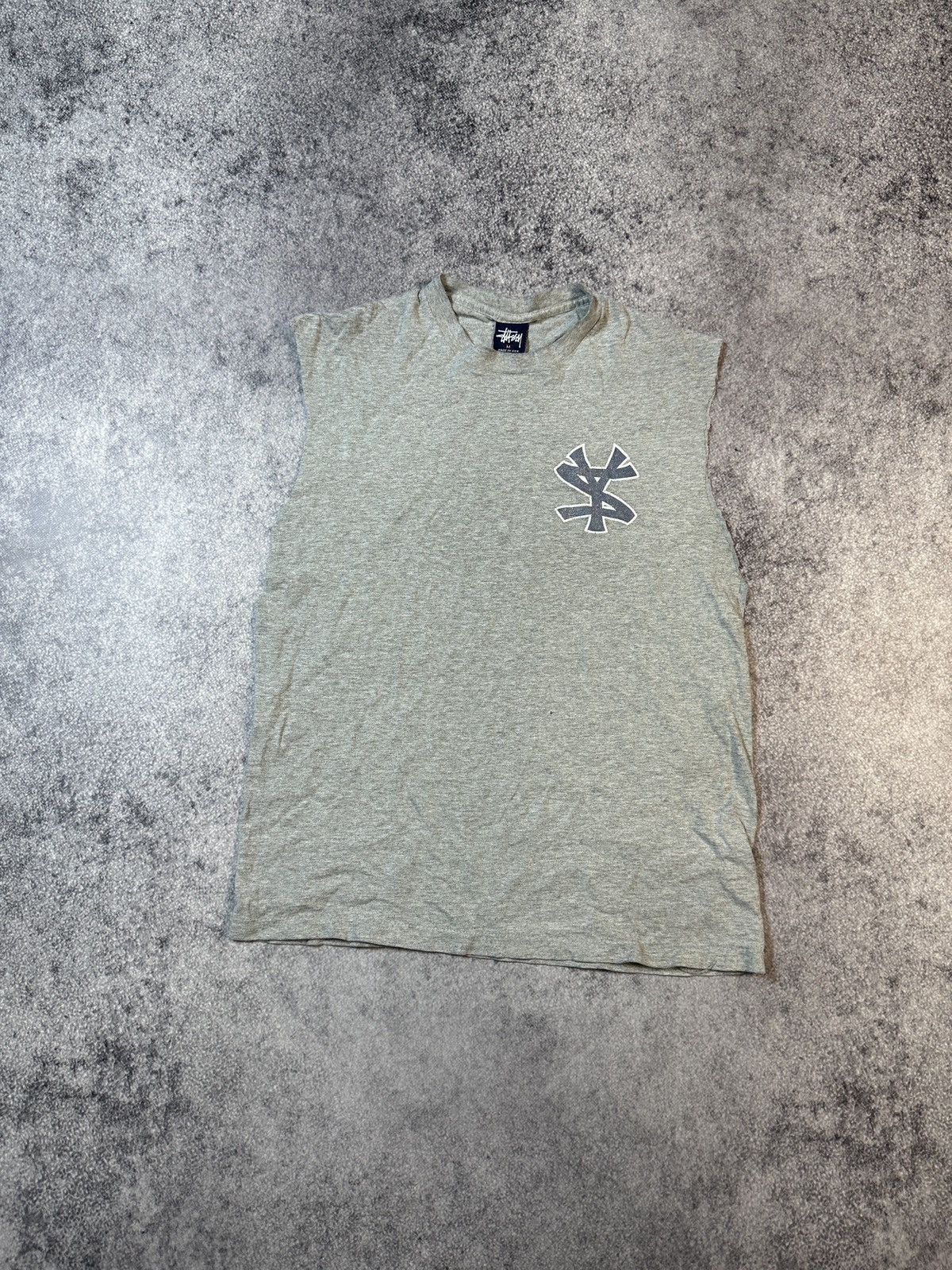 Stussy Vintage Stussy Tank Top Logo Streetwear Made in USA M 90s Size US M / EU 48-50 / 2 - 1 Thumbnail