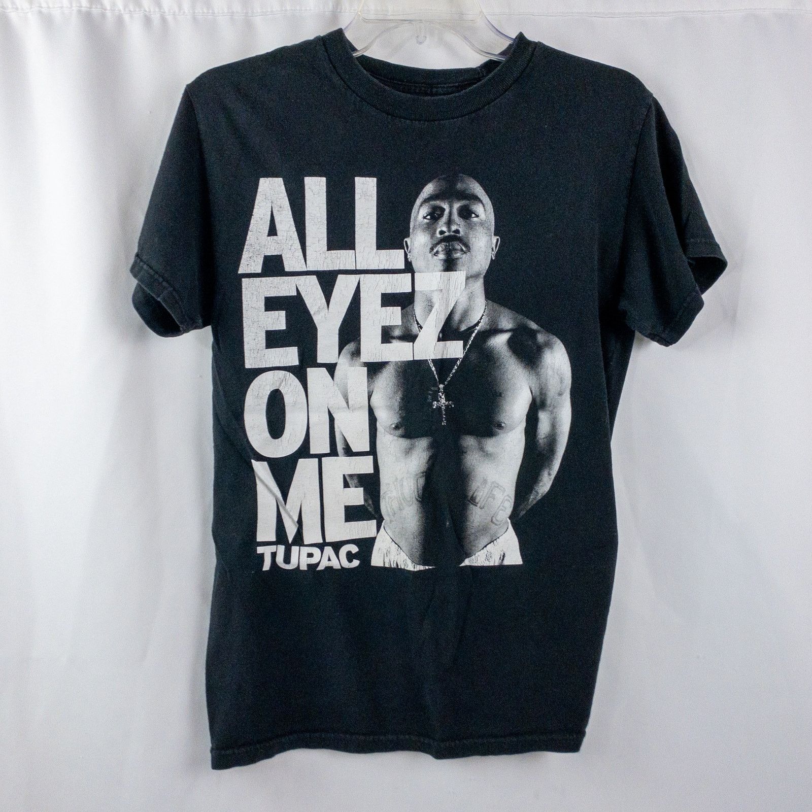 Other 2PAC Tupac Distressed Black Band Concert Tee Womens Small Size S / US 4 / IT 40 - 1 Thumbnail