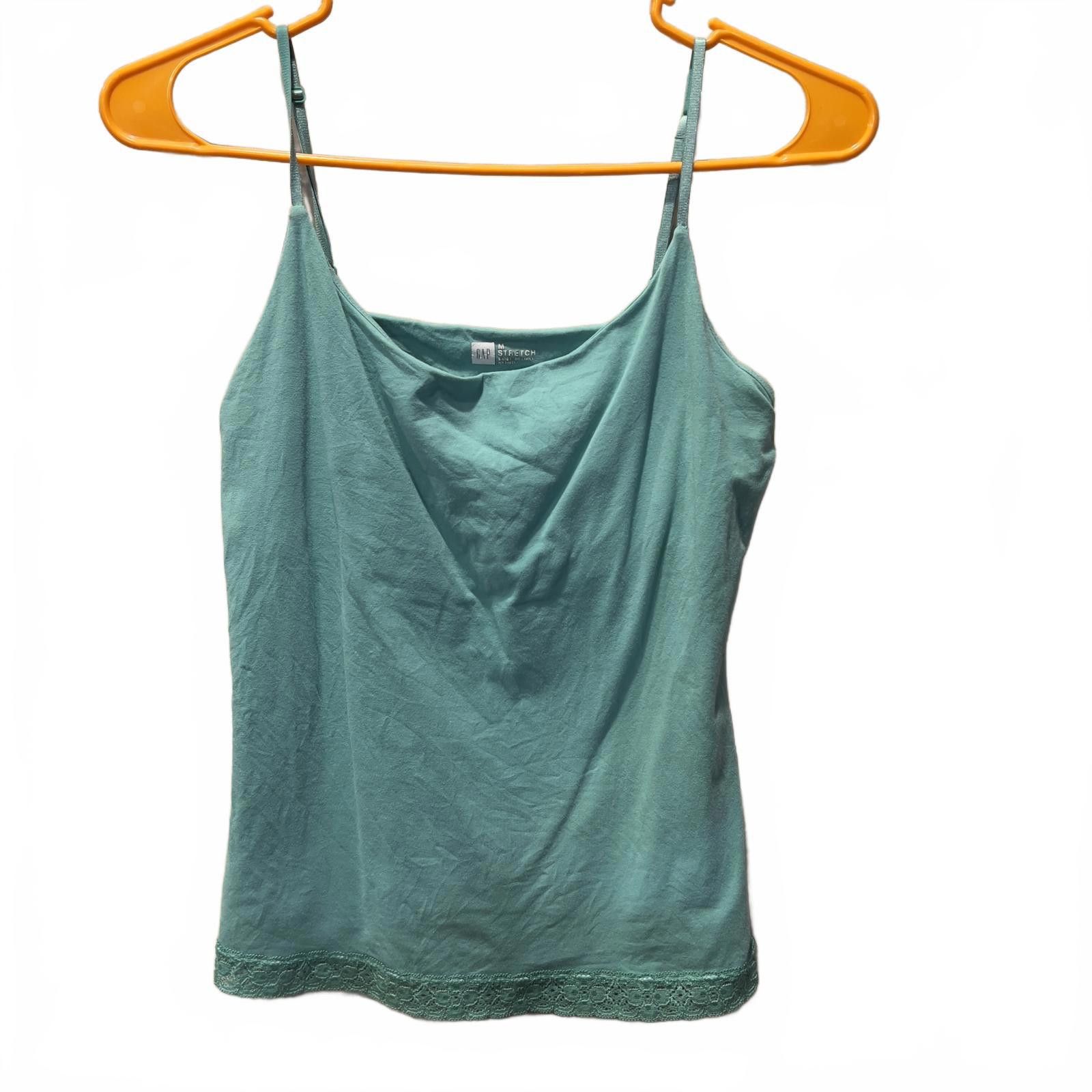 Gap GAP Women's Stretch Tank Top in Light Green, Medium Size M / US 6-8 / IT 42-44 - 1 Thumbnail