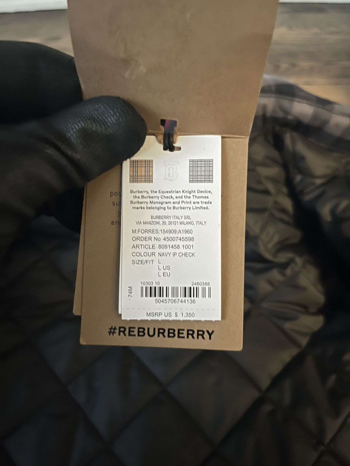 Burberry Burberry Quilted Overshirt Jacket Size US L / EU 52-54 / 3 - 12 Thumbnail