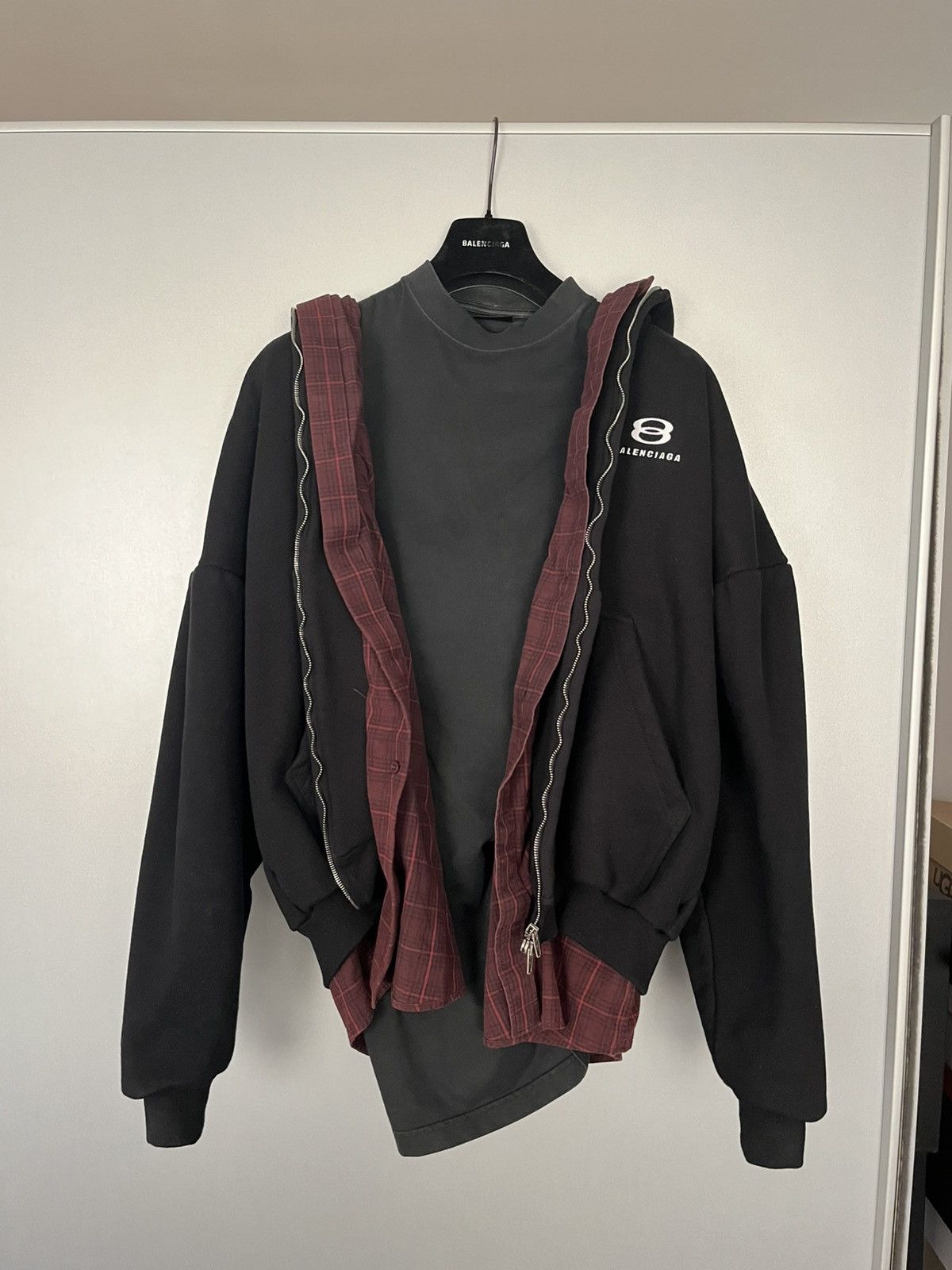 Balenciaga Balenciaga Unity Sports Layered Hoodie Size US M / EU 48-50 / 2 - 1 Thumbnail