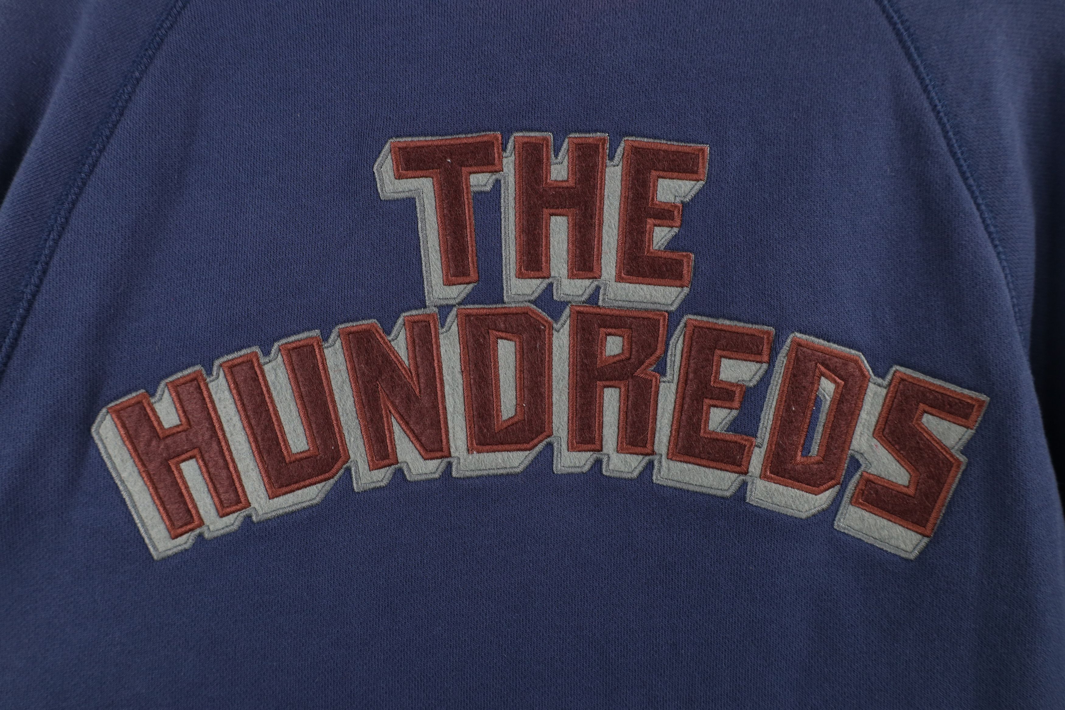 The Hundreds × Vintage Vintage Y2K The Hundreds Spell Out Crewneck Sweatshirt Blue Size US S / EU 44-46 / 1 - 11 Thumbnail