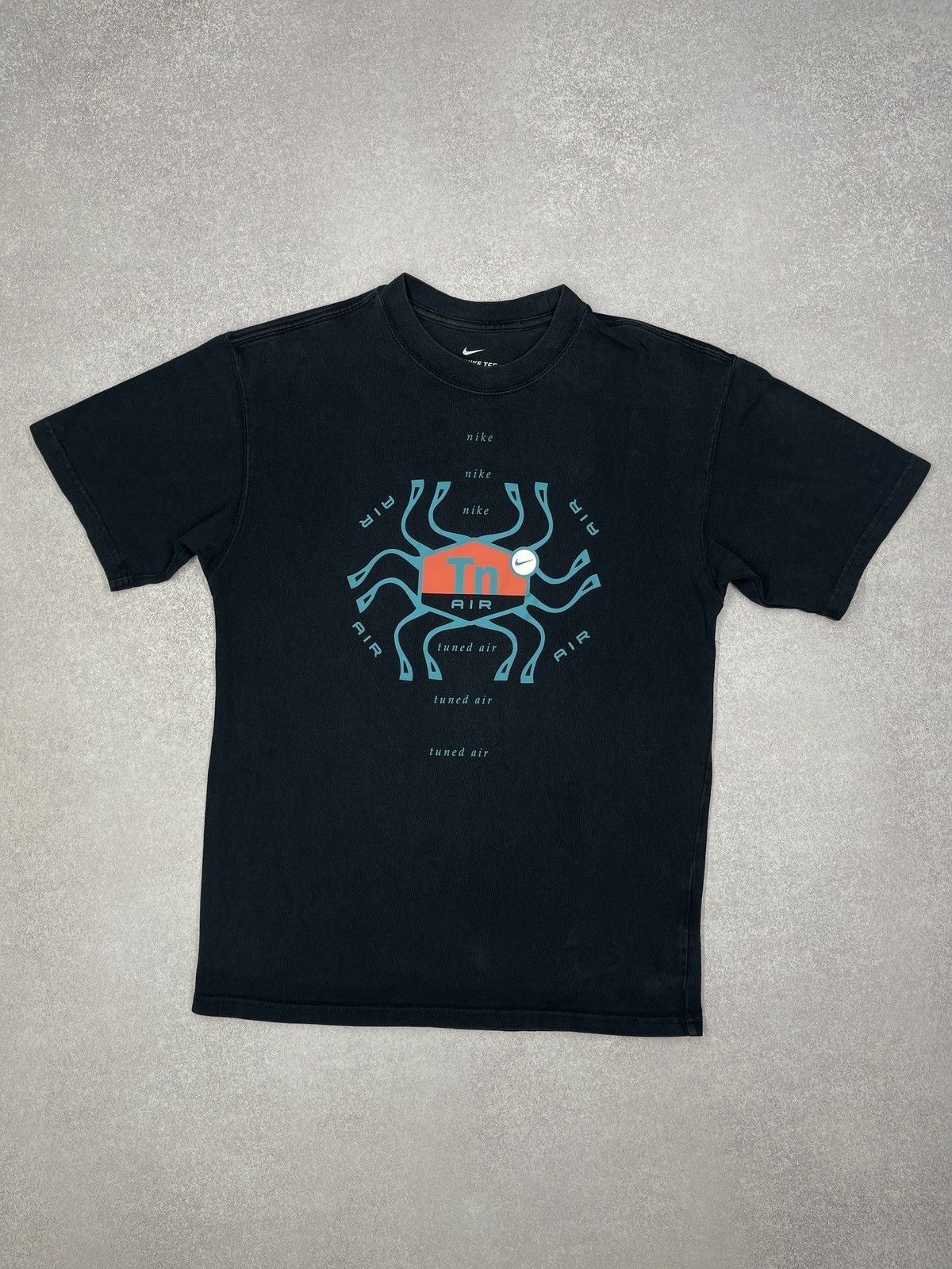 Nike Mens Nike Air Max TN Plus Black T Shirt Big Logo Y2K ACG Size US S / EU 44-46 / 1 - 2 Thumbnail