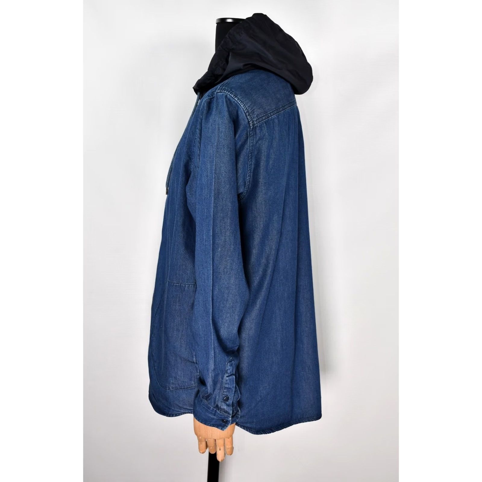 Diesel Diesel Hooded Shirt Jacket Denim Blue 2XL Mens Hoodie Jacket Shirt 2XL Denim Blue Dieselshirt Jacket Mens Size US XXL / EU 58 / 5 - 6 Thumbnail