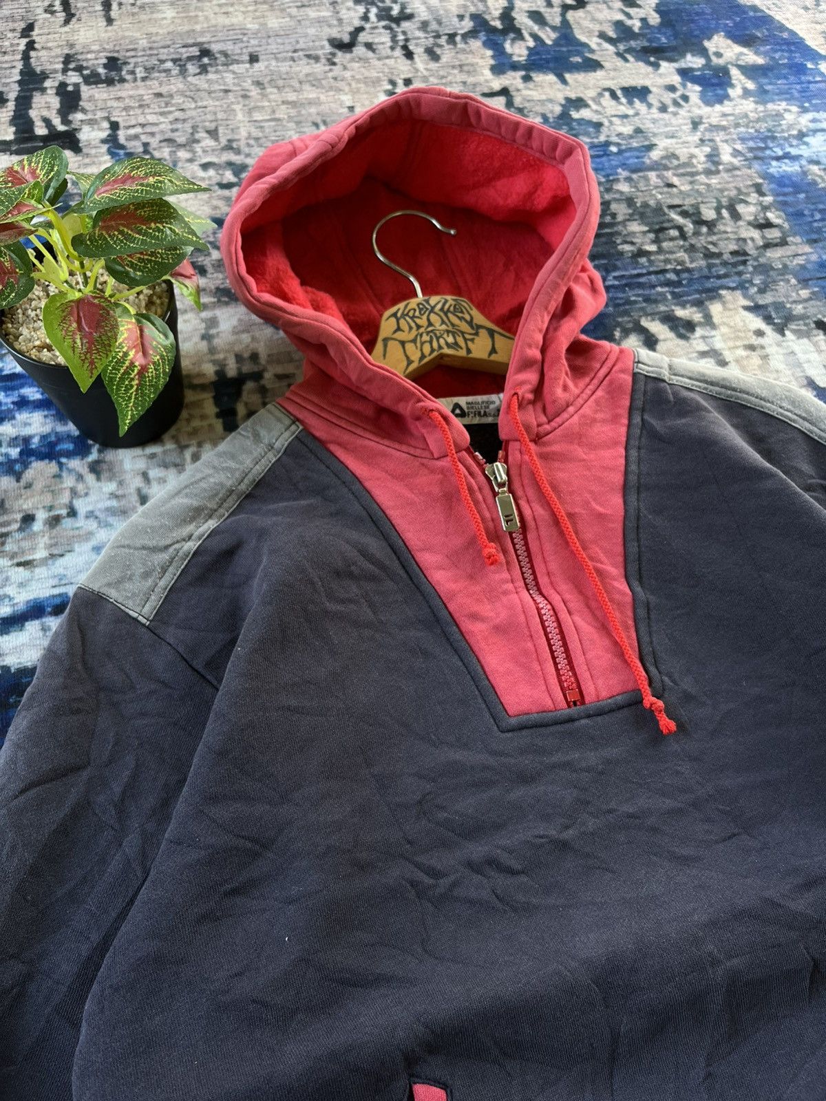 Fila × Vintage STEALS Vintage Fila Half Zipper Hoodie Sweetshirts 90s Size US L / EU 52-54 / 3 - 2 Thumbnail