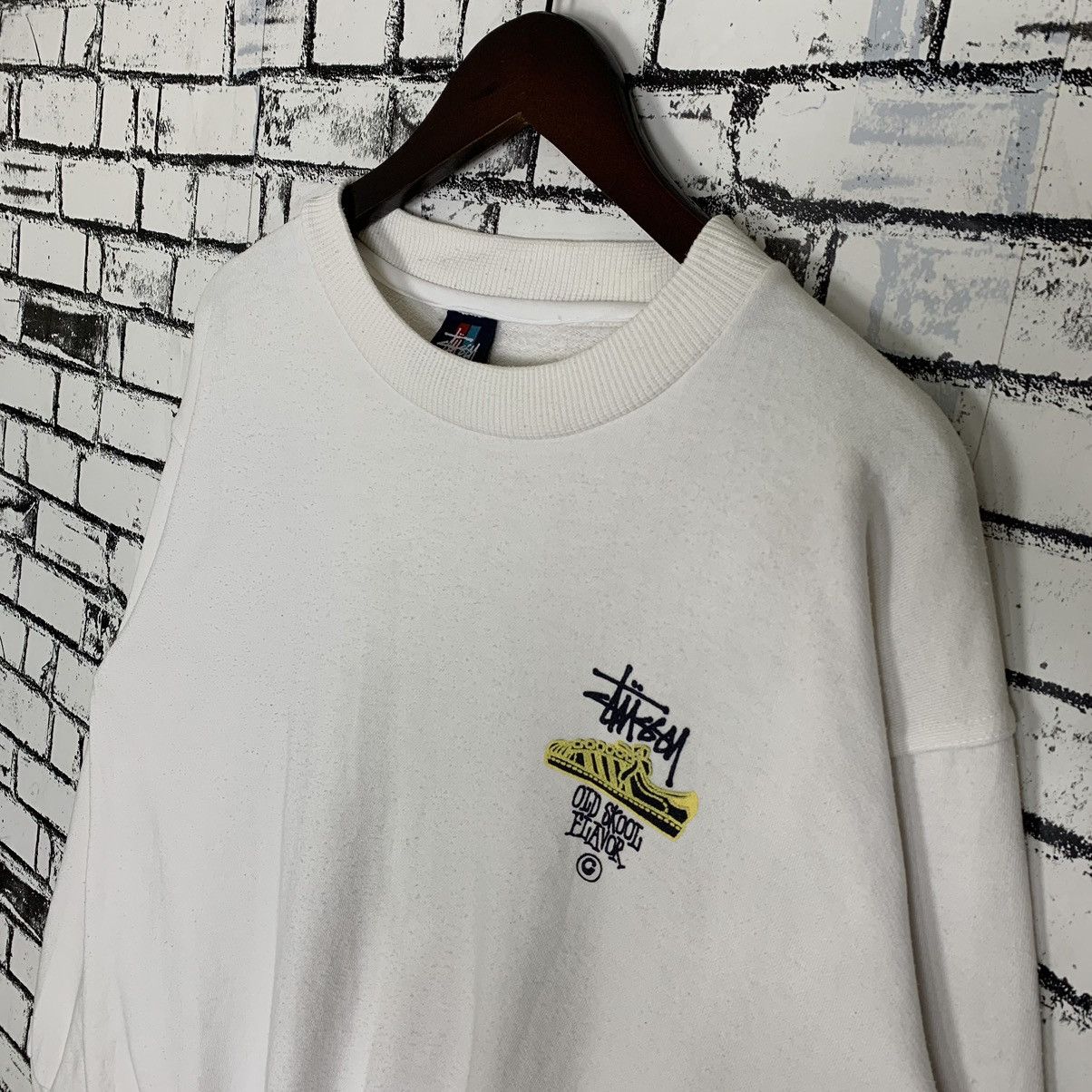 Stussy × Vintage Vintage Stussy Sweatshirt Stussy Crewneck Size US L / EU 52-54 / 3 - 3 Thumbnail