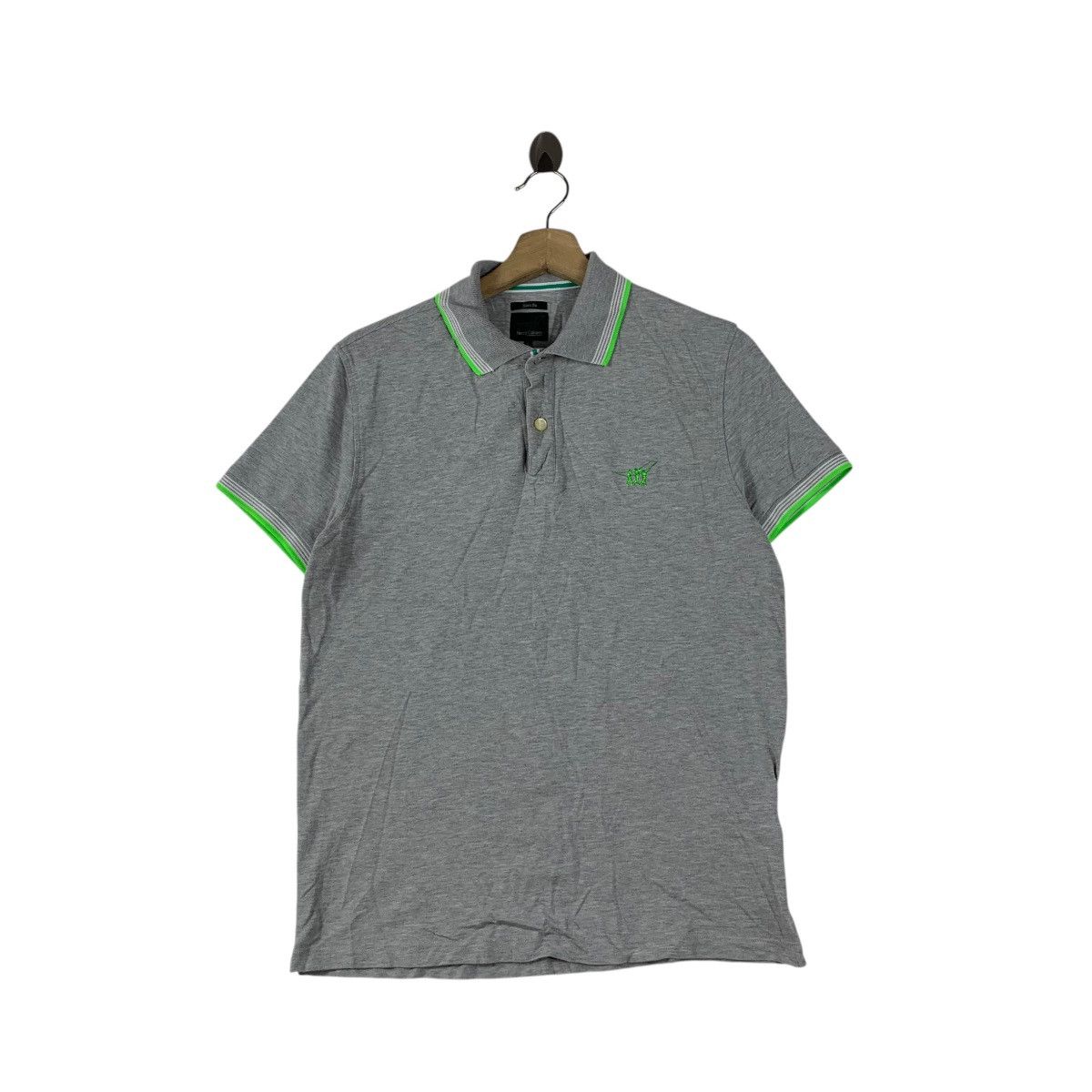 Henry Cotton's Vintage HENRY COTTONS Twin Tipped Slim Fit Polo Tee Shirt Size US S / EU 44-46 / 1 - 1 Thumbnail