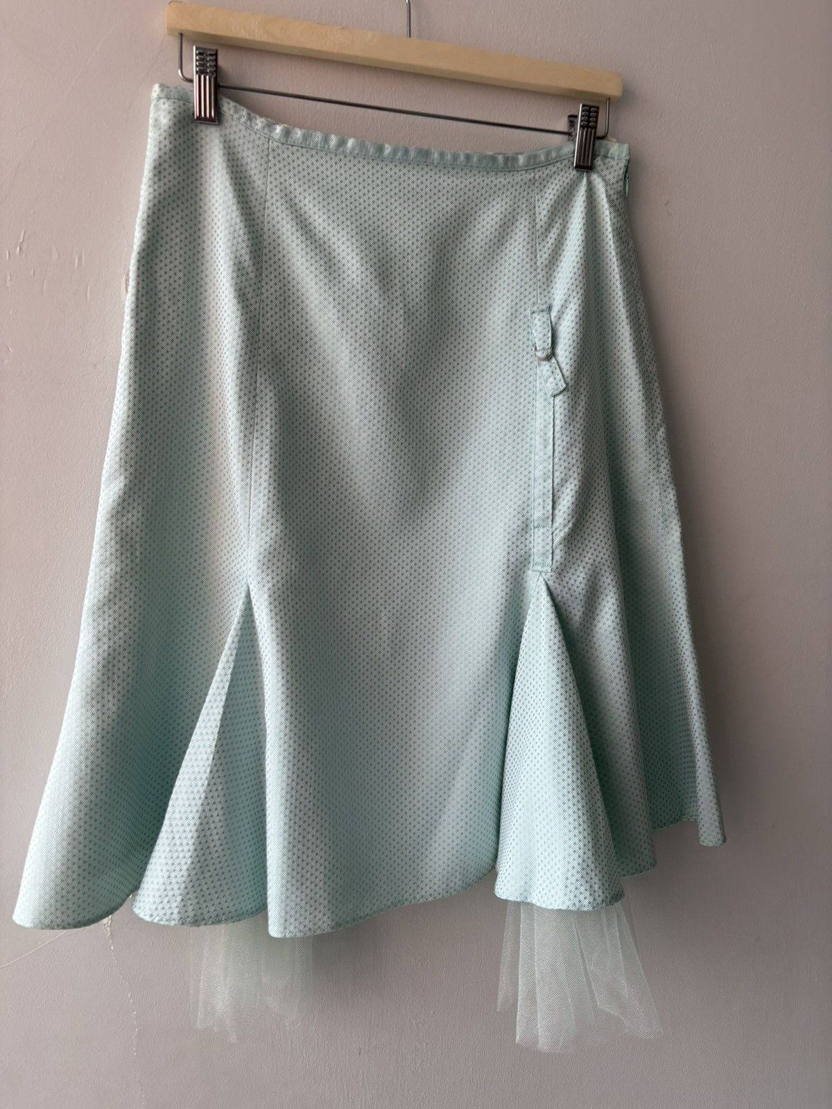 Vintage y2k lux cotton skirt Size 26" / US 2 / IT 38 - 6 Thumbnail
