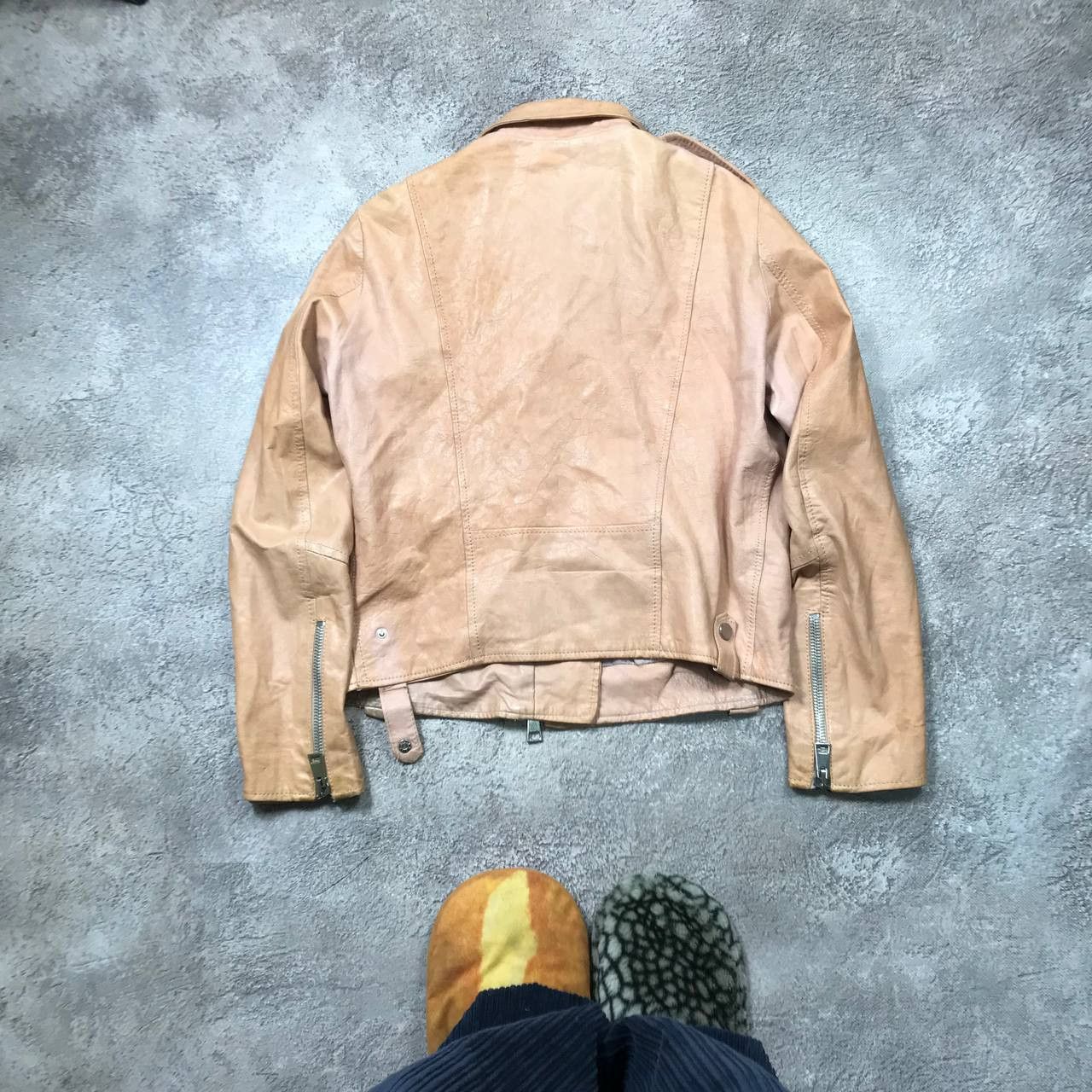 Japanese Brand VINTAGE Y2K LEATHER JACKET JAPAN CASUAL STREETWEAR 90s Size M / US 6-8 / IT 42-44 - 6 Thumbnail