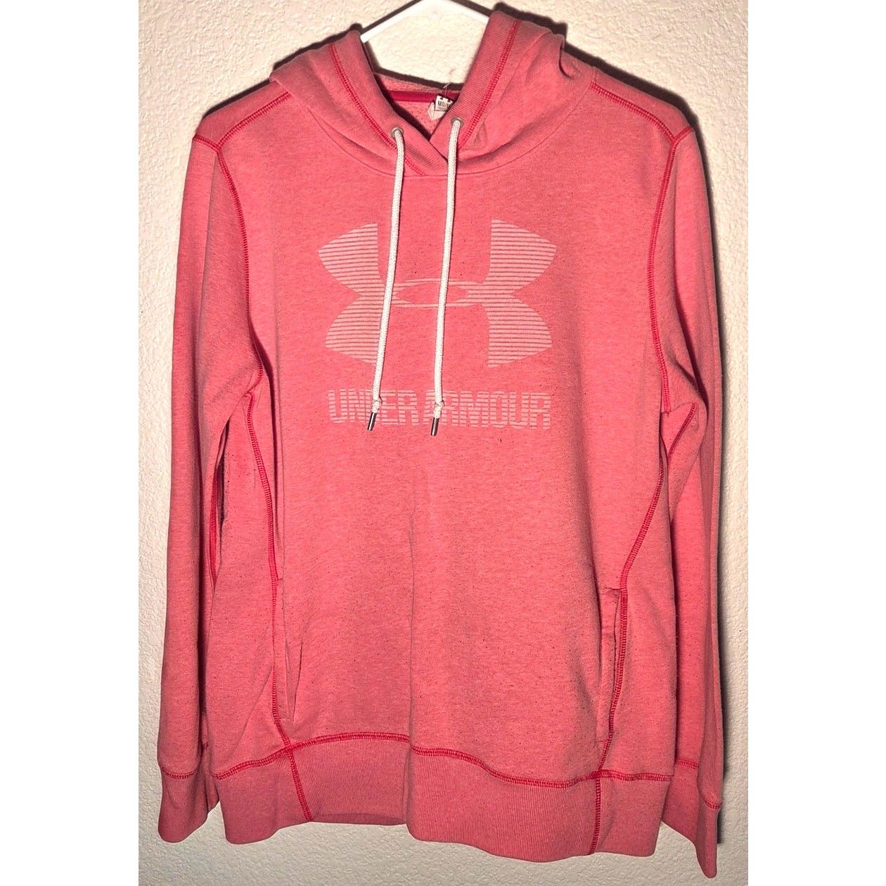 Under Armour Under Armour Pink Loose Fit Hoodie - Medium - Cozy & Stylish Size M / US 6-8 / IT 42-44 - 3 Thumbnail