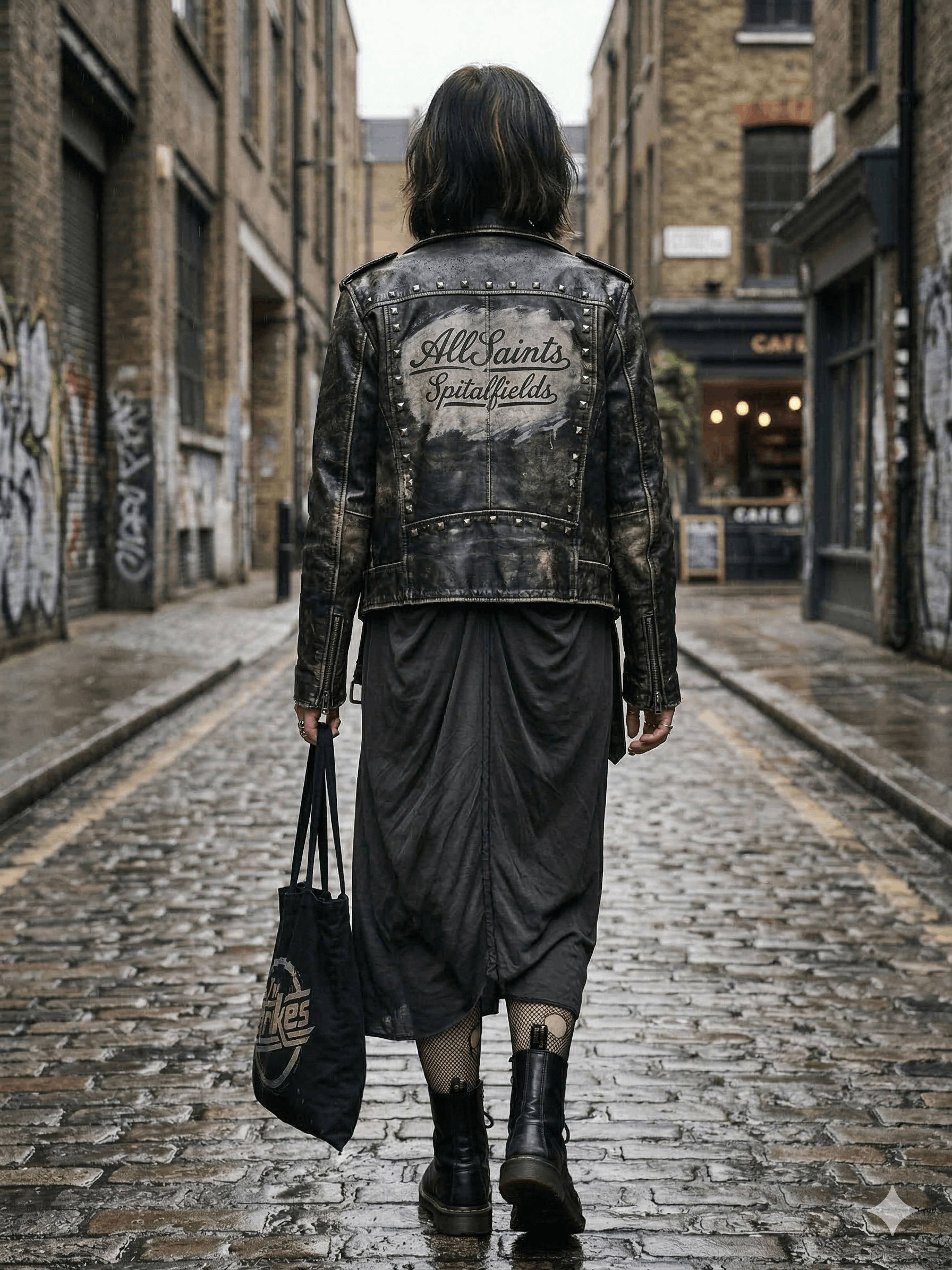Allsaints AllSaints Spitalfields Draped "Jacks Place" Midi Dress UK 8 Size M / US 6-8 / IT 42-44 - 4 Thumbnail