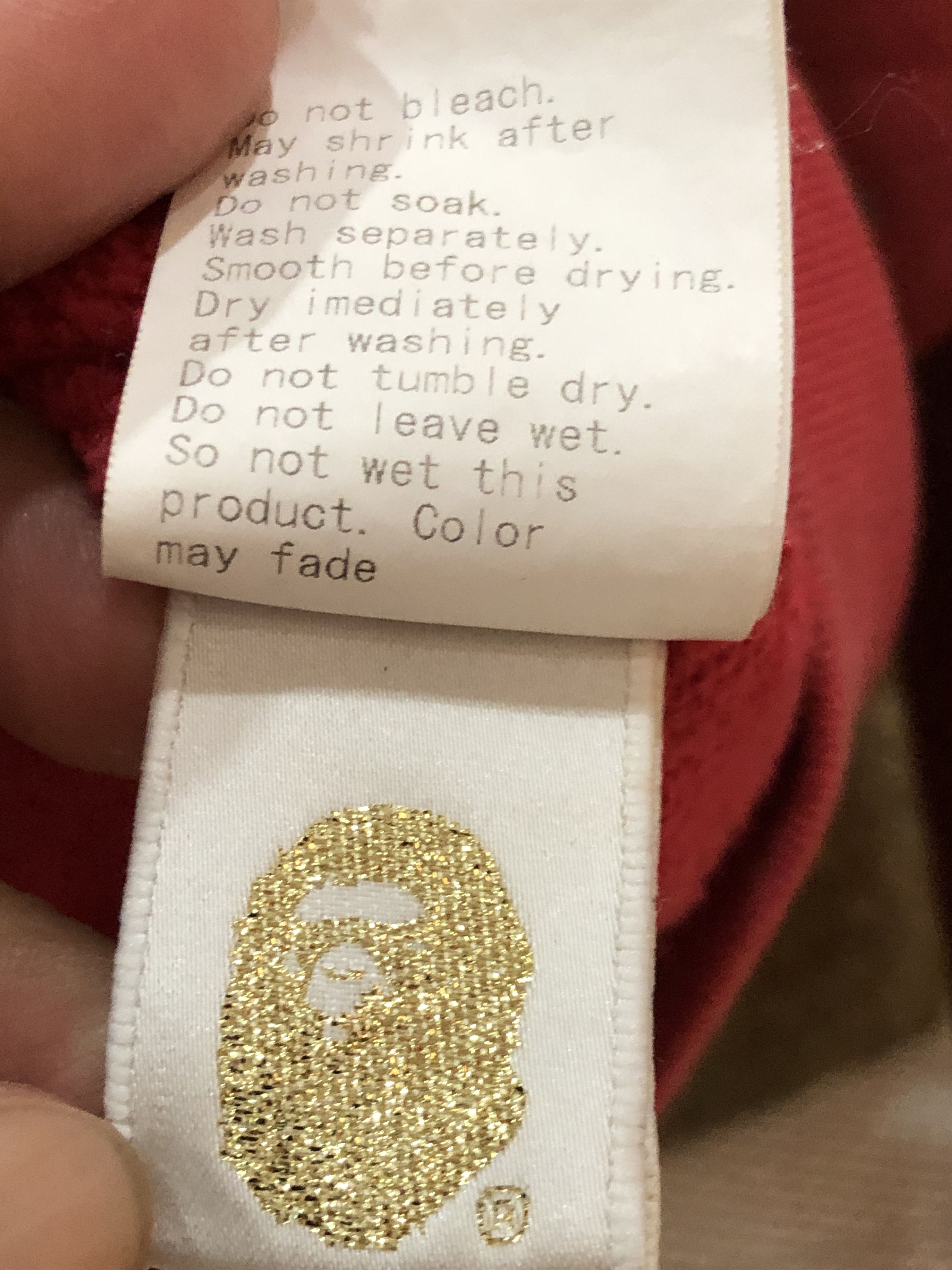 Bape OG BAPESTA Pattern Zip Up Hoodie Size S / US 4 / IT 40 - 6 Thumbnail